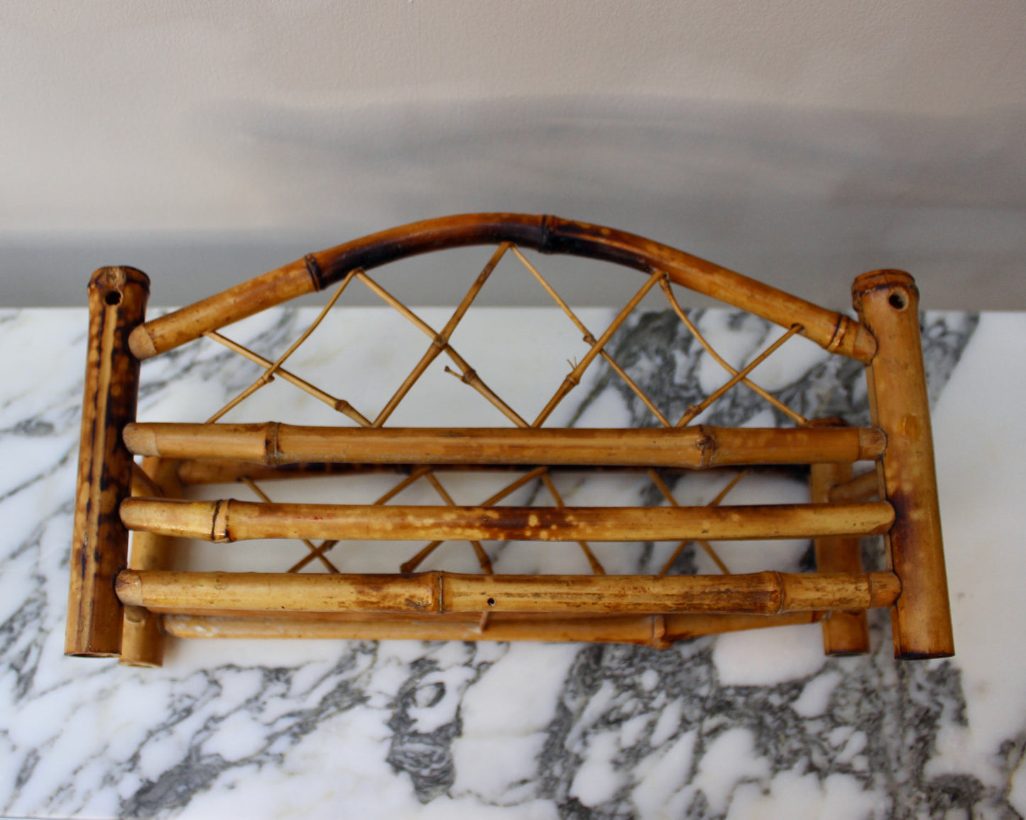 Vintage Bamboo Shelf Rack