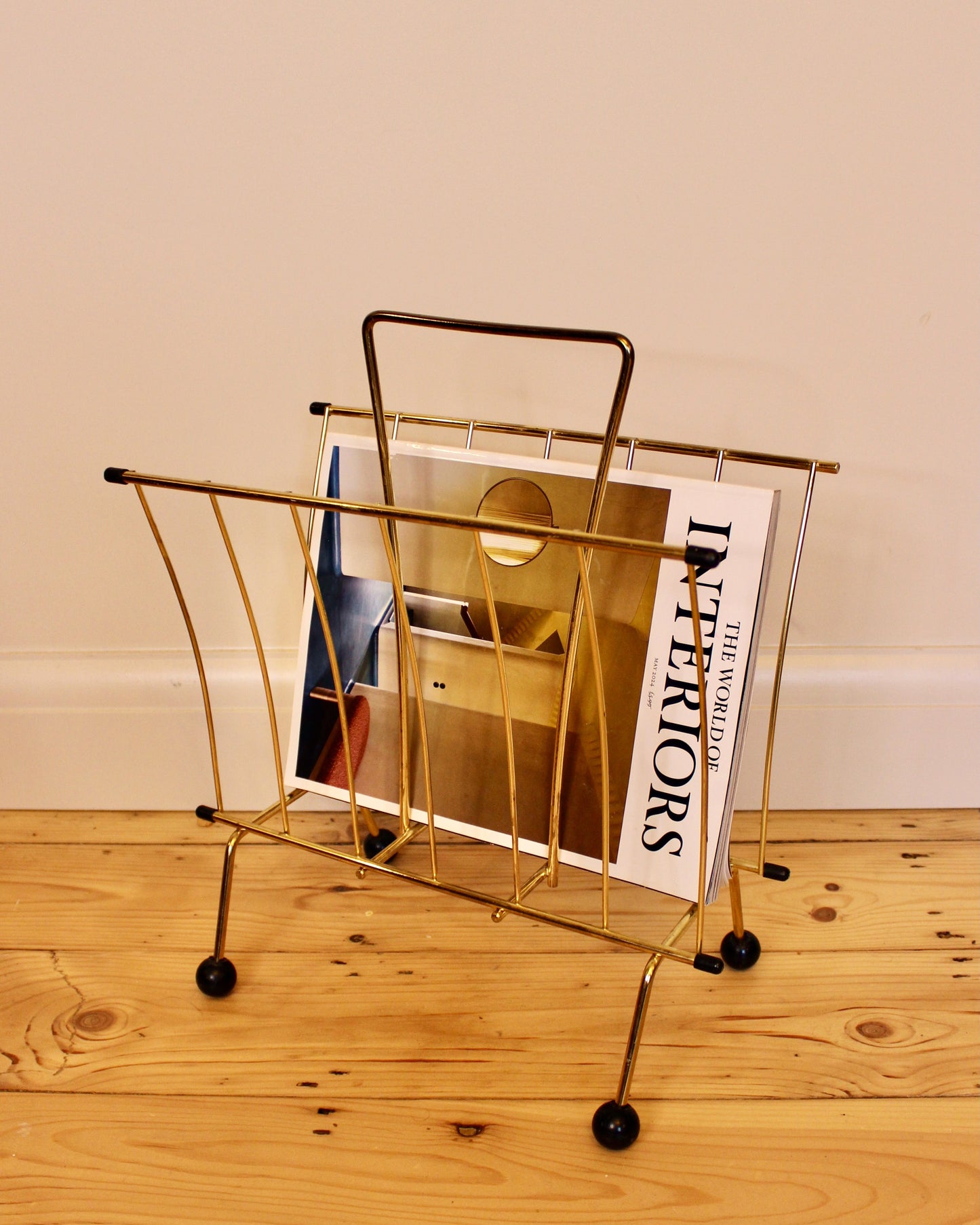 Brass Magazine Rack