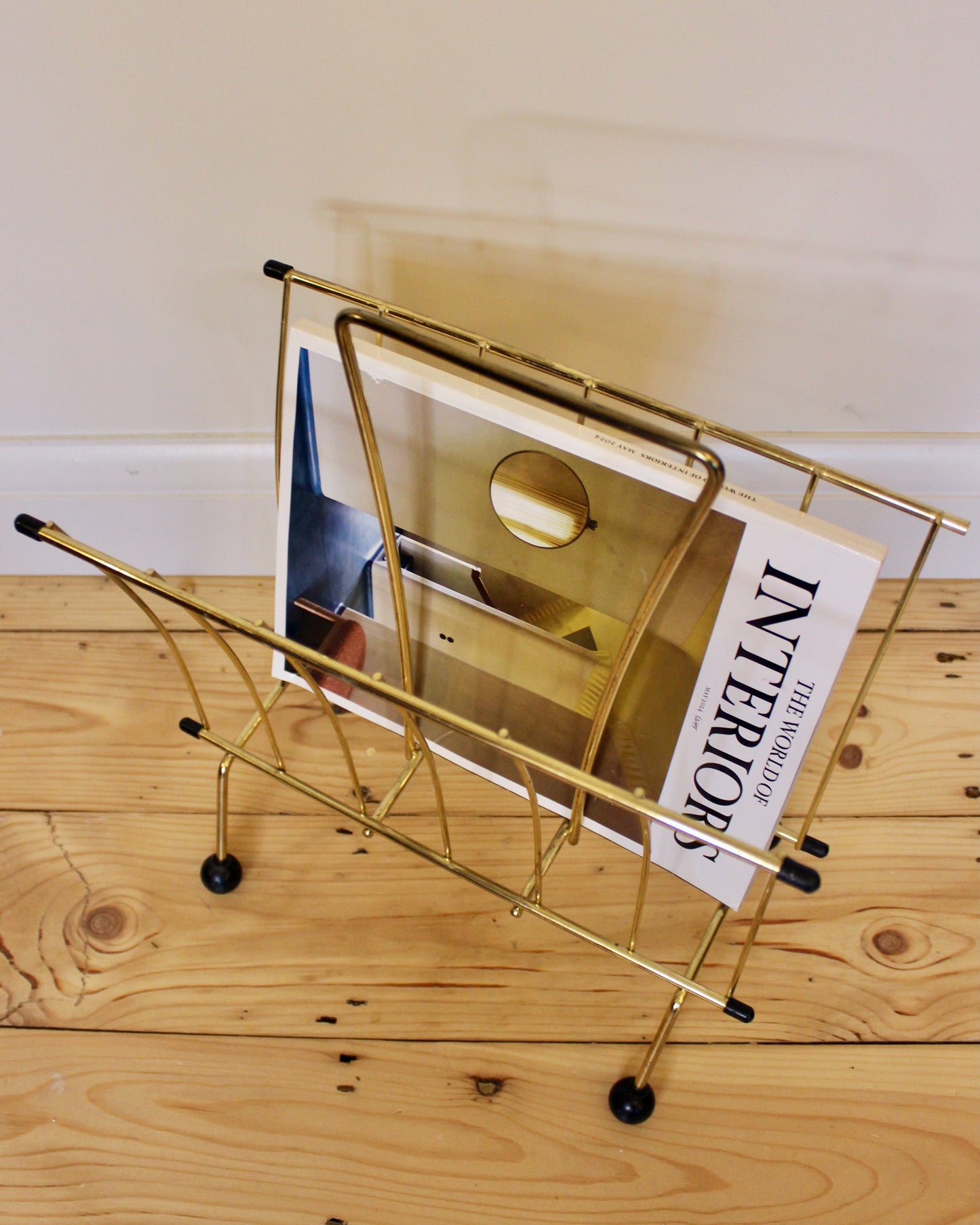 Brass Magazine Rack