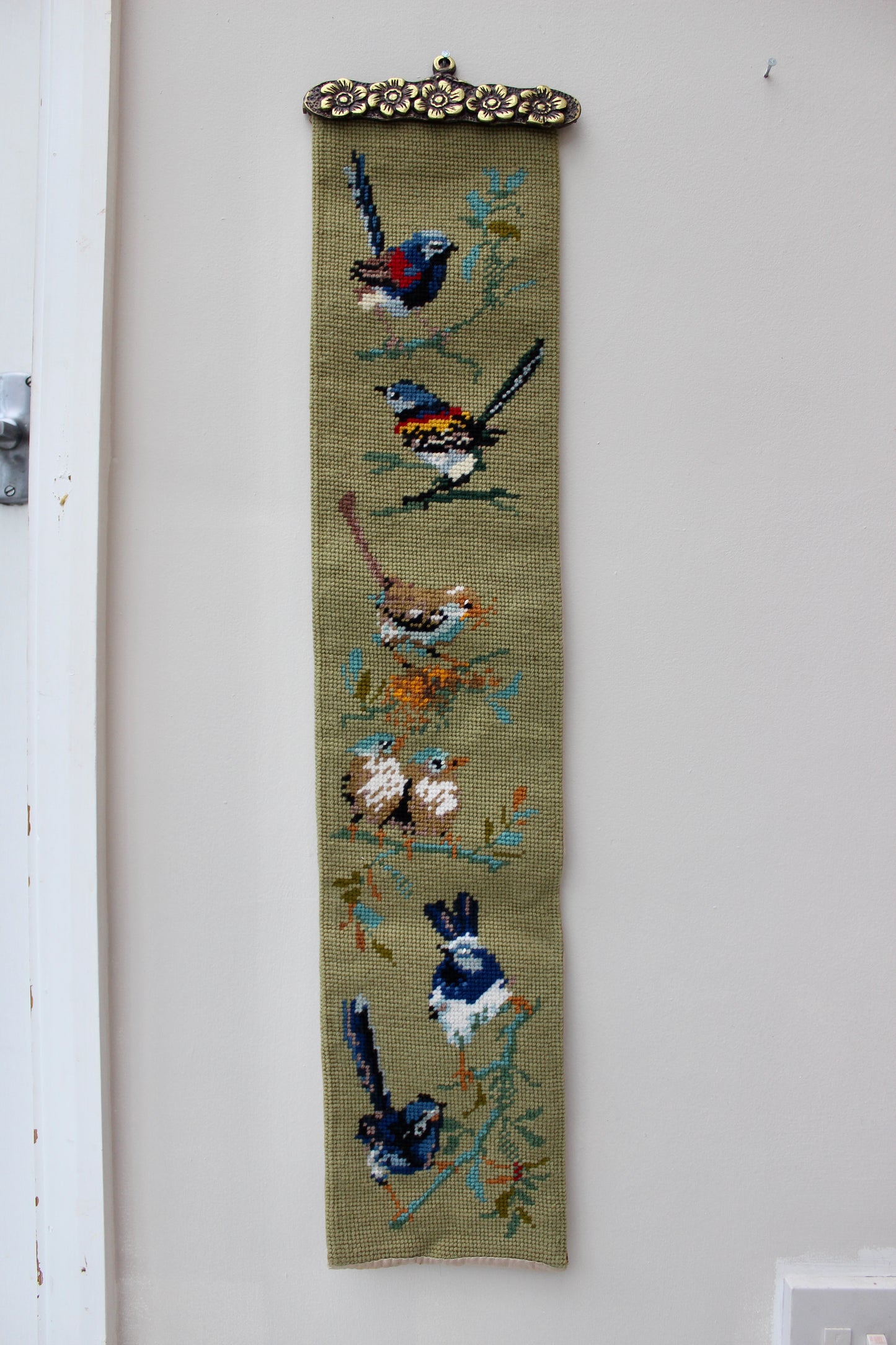 Bird Embroidery Hanging