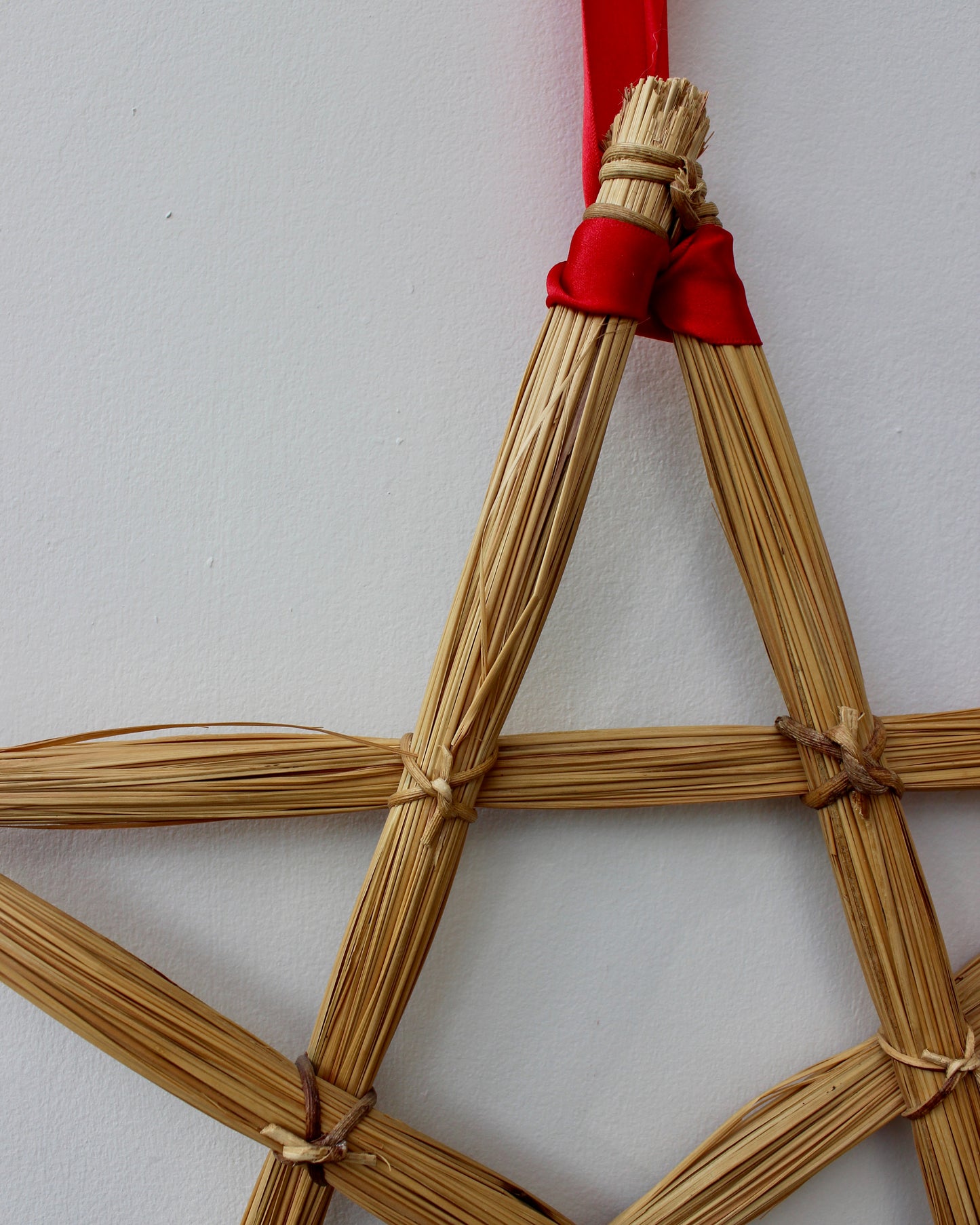 Vintage Straw Christmas Star