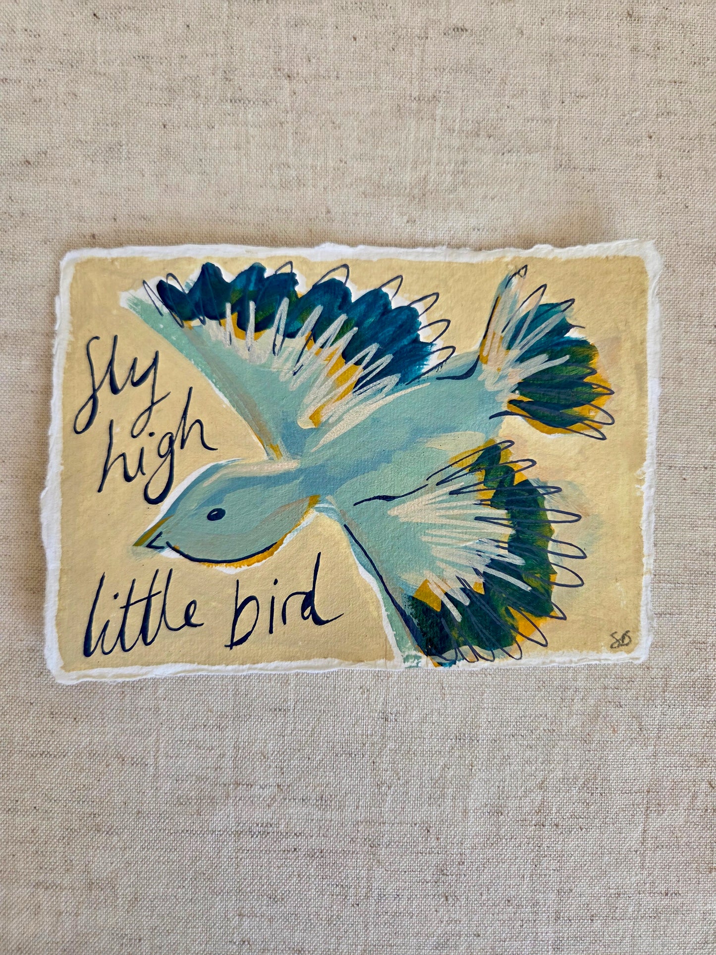 Fly High Little Bird by Sian Beck