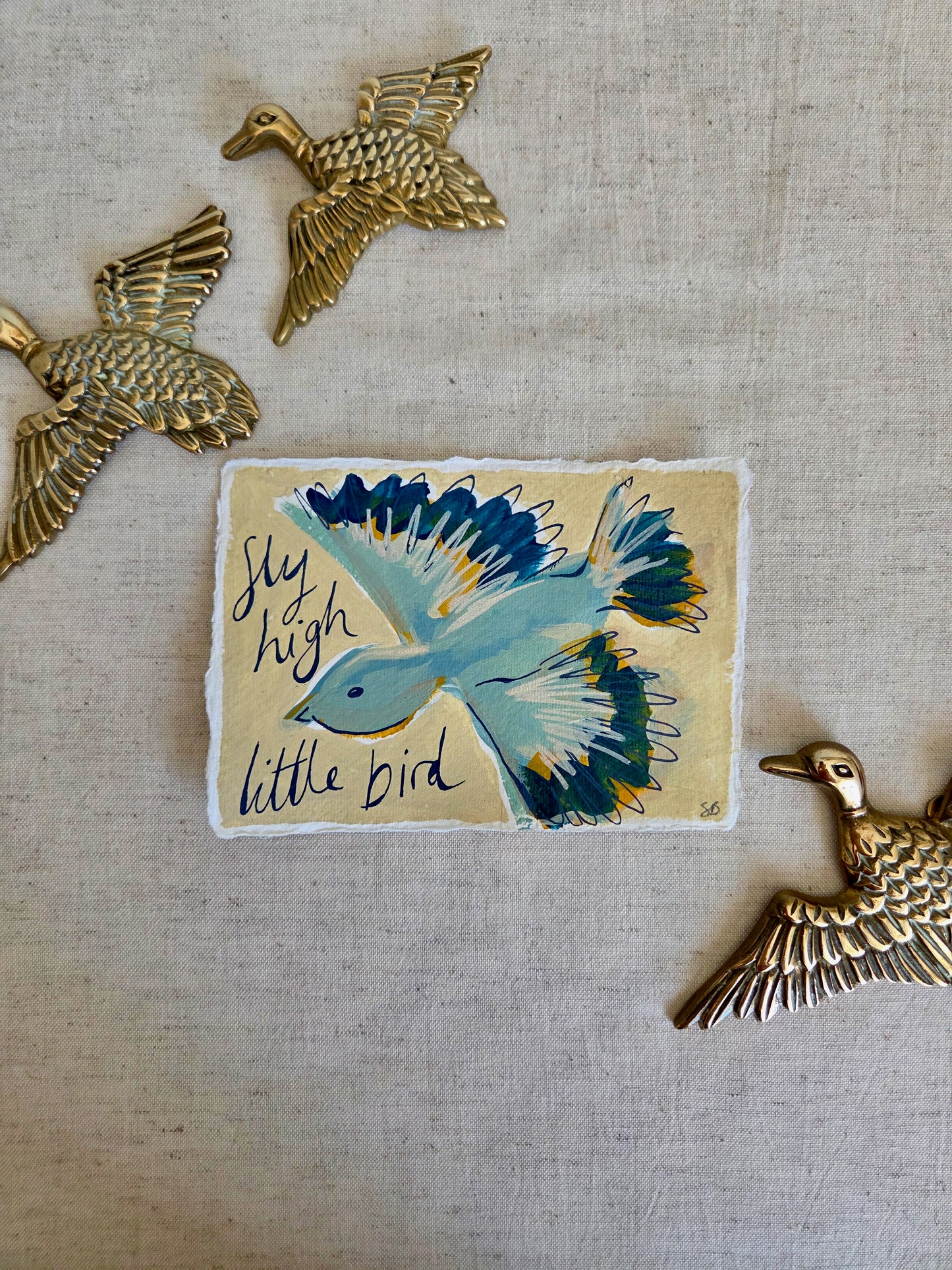 Fly High Little Bird by Sian Beck
