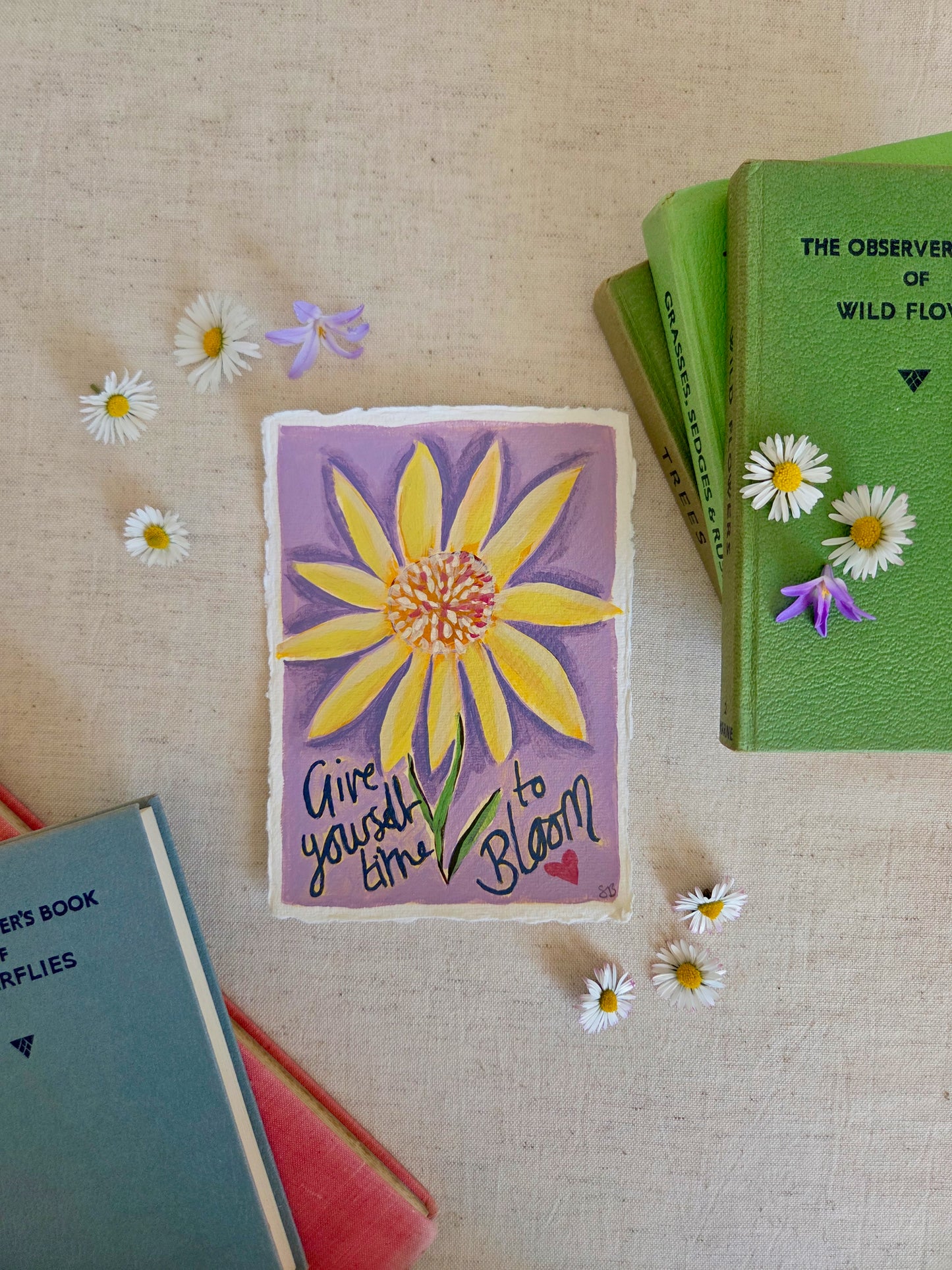 Give Yourself Time To Bloom by Sian Beck