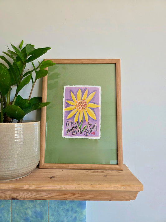 Give Yourself Time To Bloom by Sian Beck
