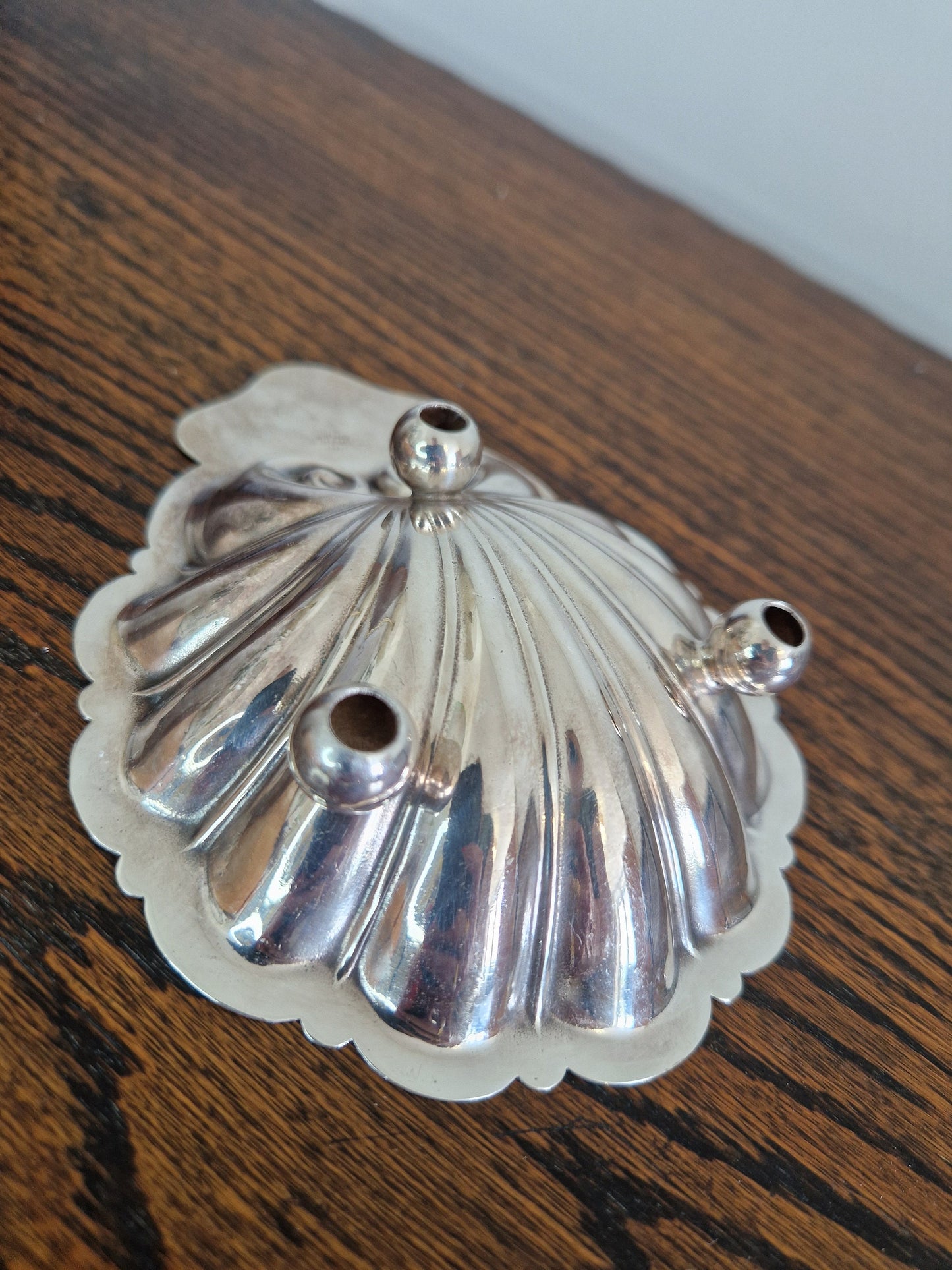 Silver Plated Scallop Trinket Dish