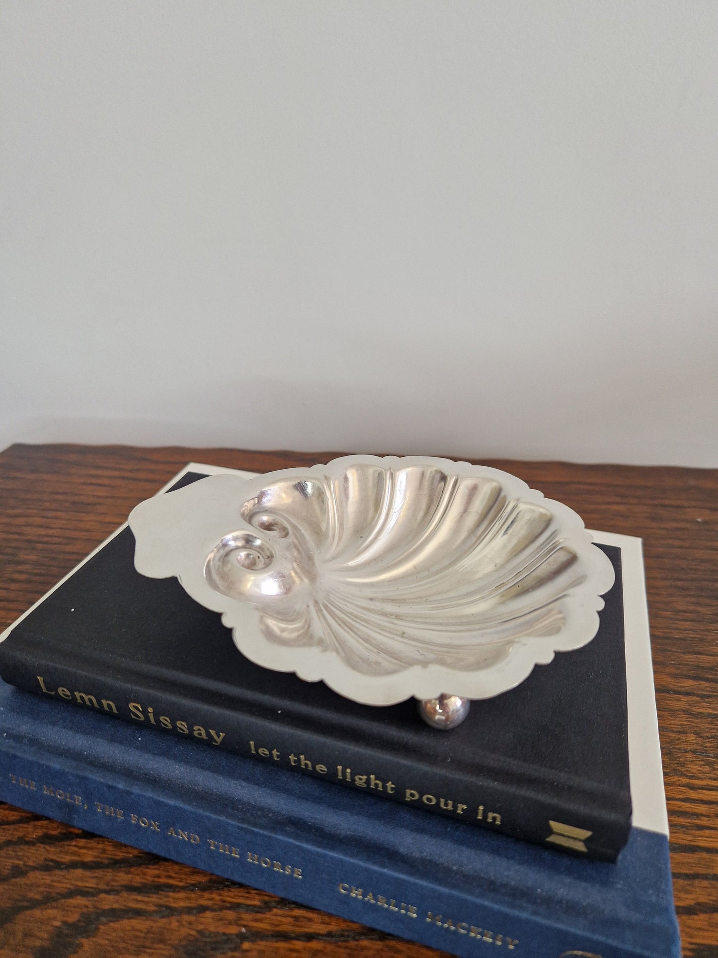 Silver Plated Scallop Trinket Dish