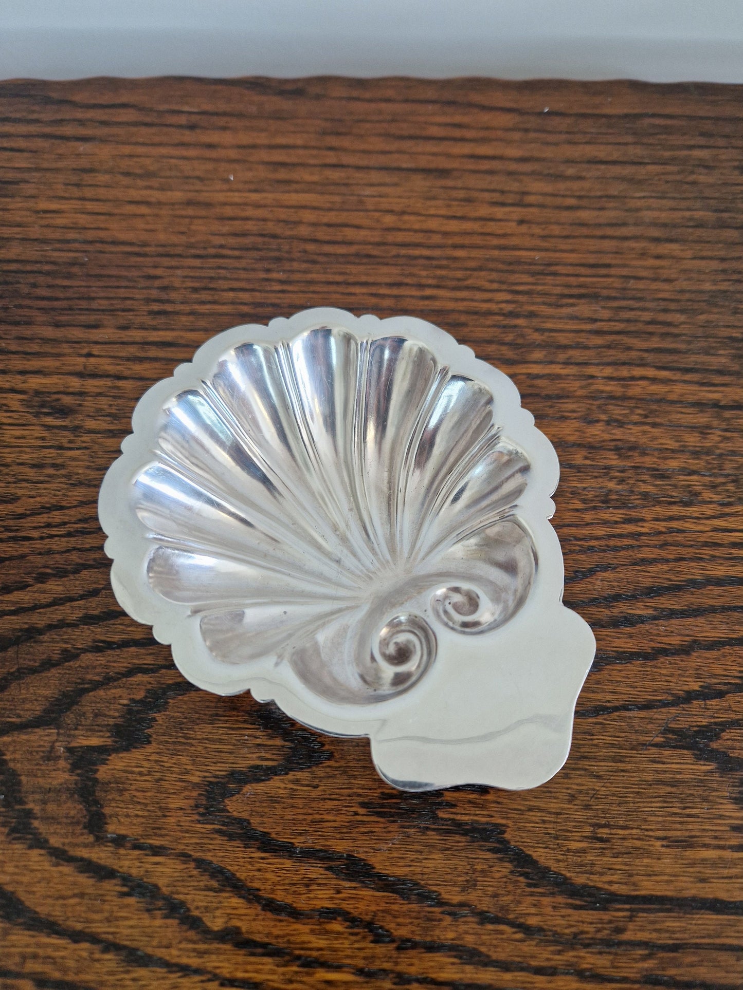 Silver Plated Scallop Trinket Dish