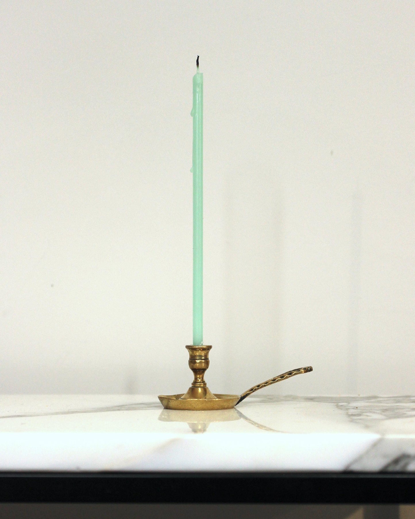 Miniature Vintage Brass Candlestick