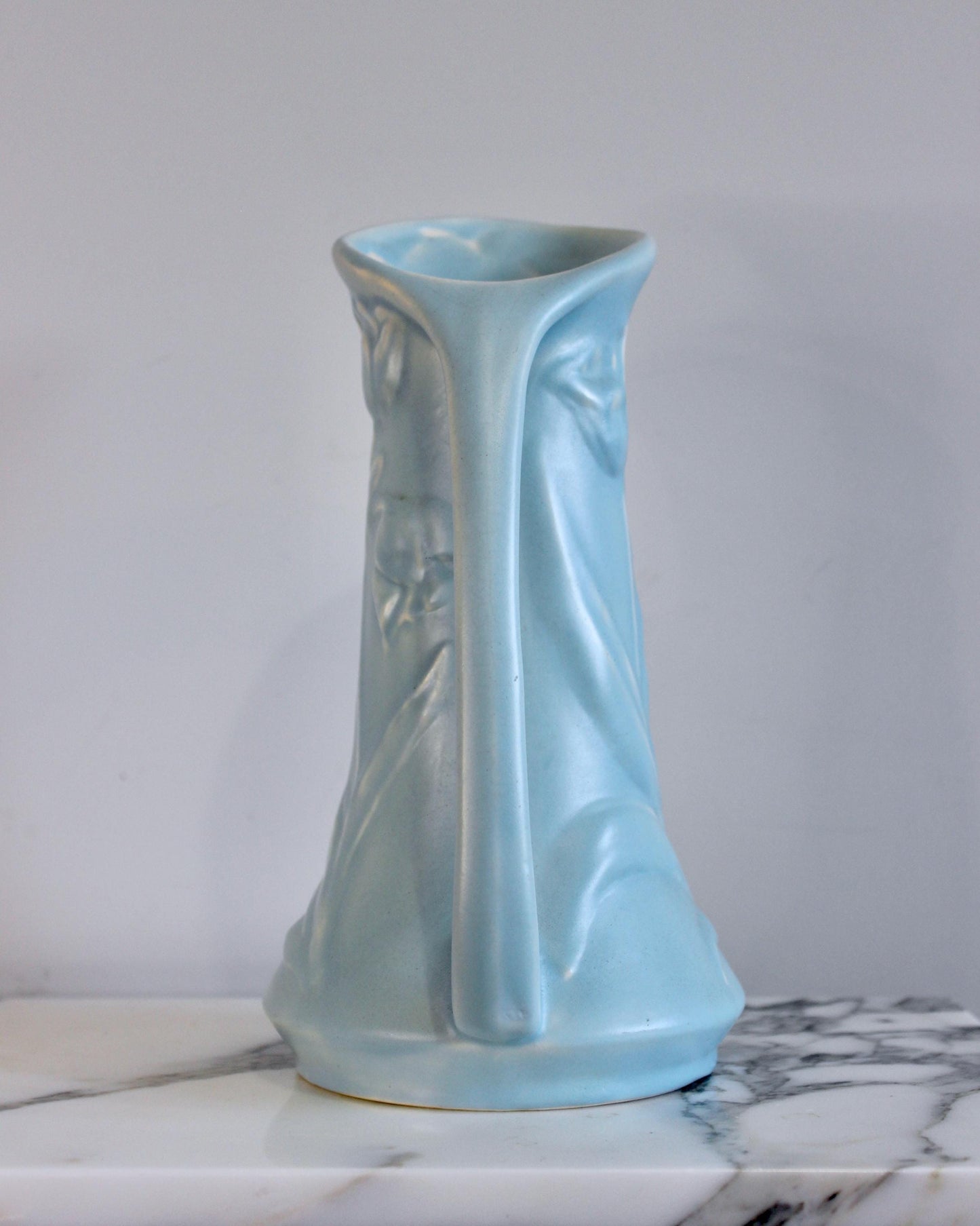 Art Deco Blue Floral Jug