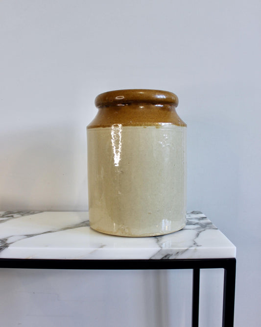 Large Vintage Stoneware Jar