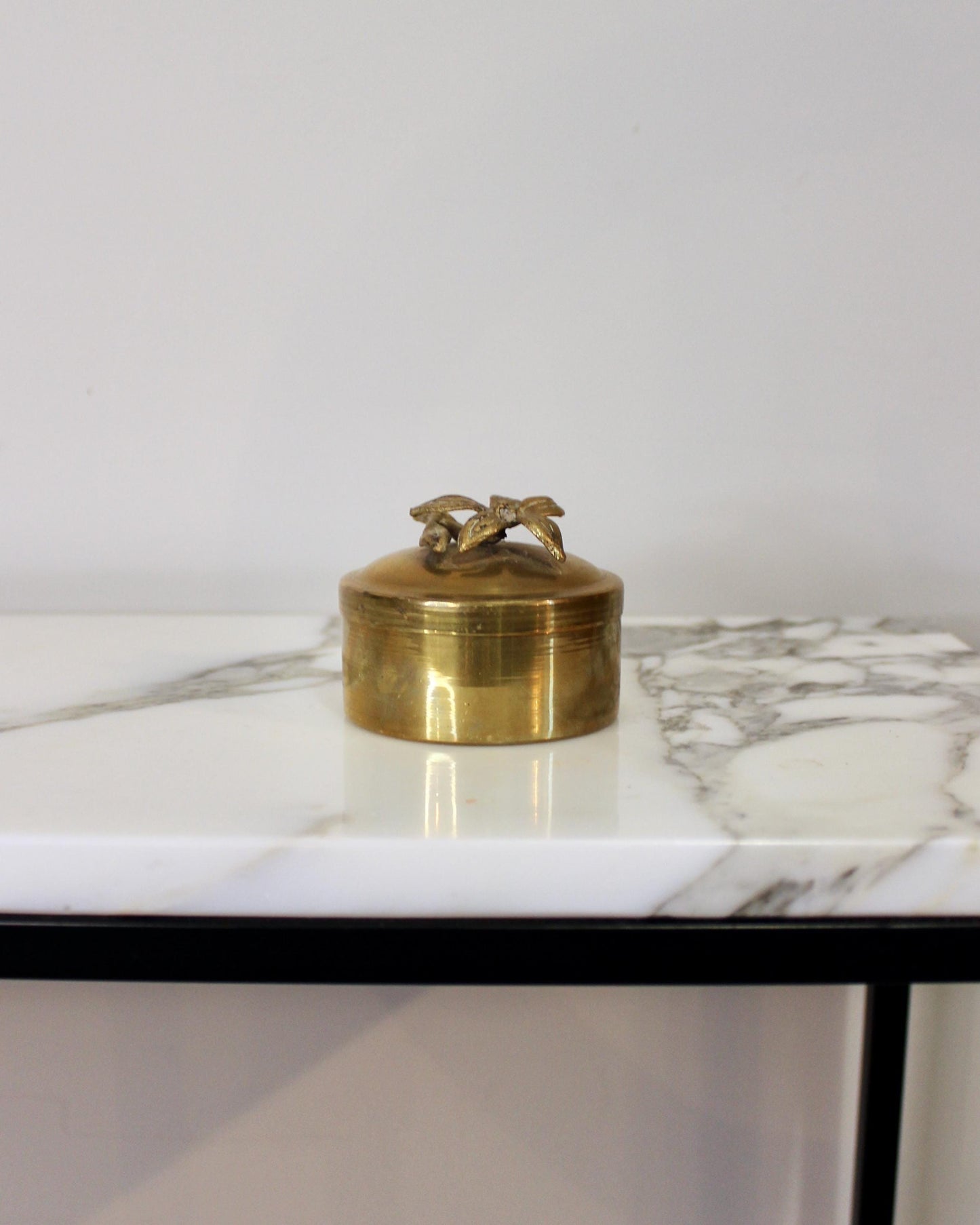 Vintage Brass Trinket Box