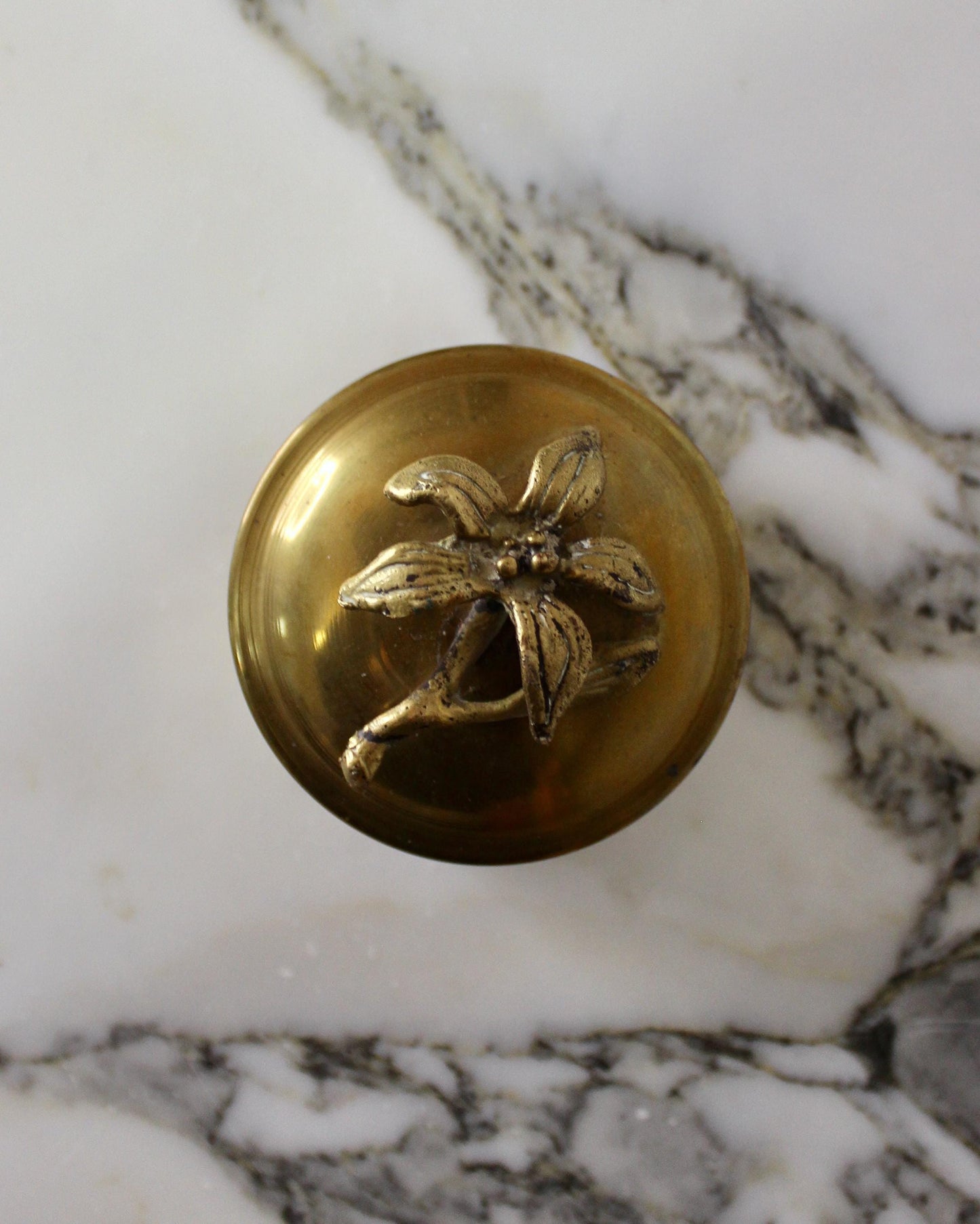 Vintage Brass Trinket Box