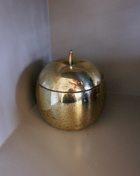 Mid-Century Modern Brass "Pumpkin" Ice Bucket