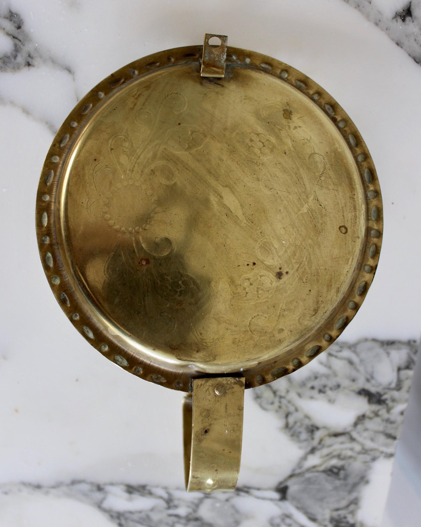 Vintage Swedish Candle Sconce in Brass