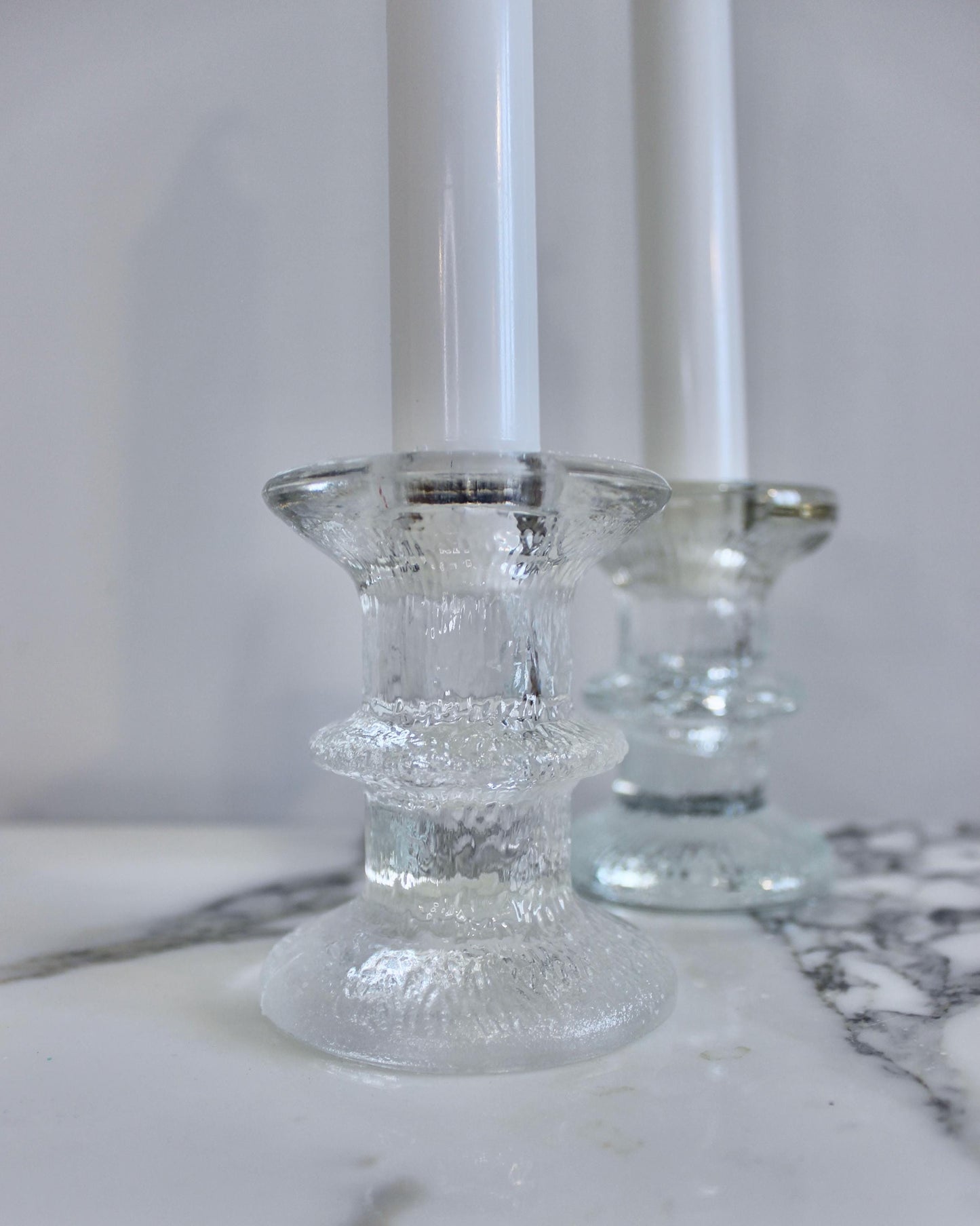 Vintage Pair of Iittala Festivo Candlesticks