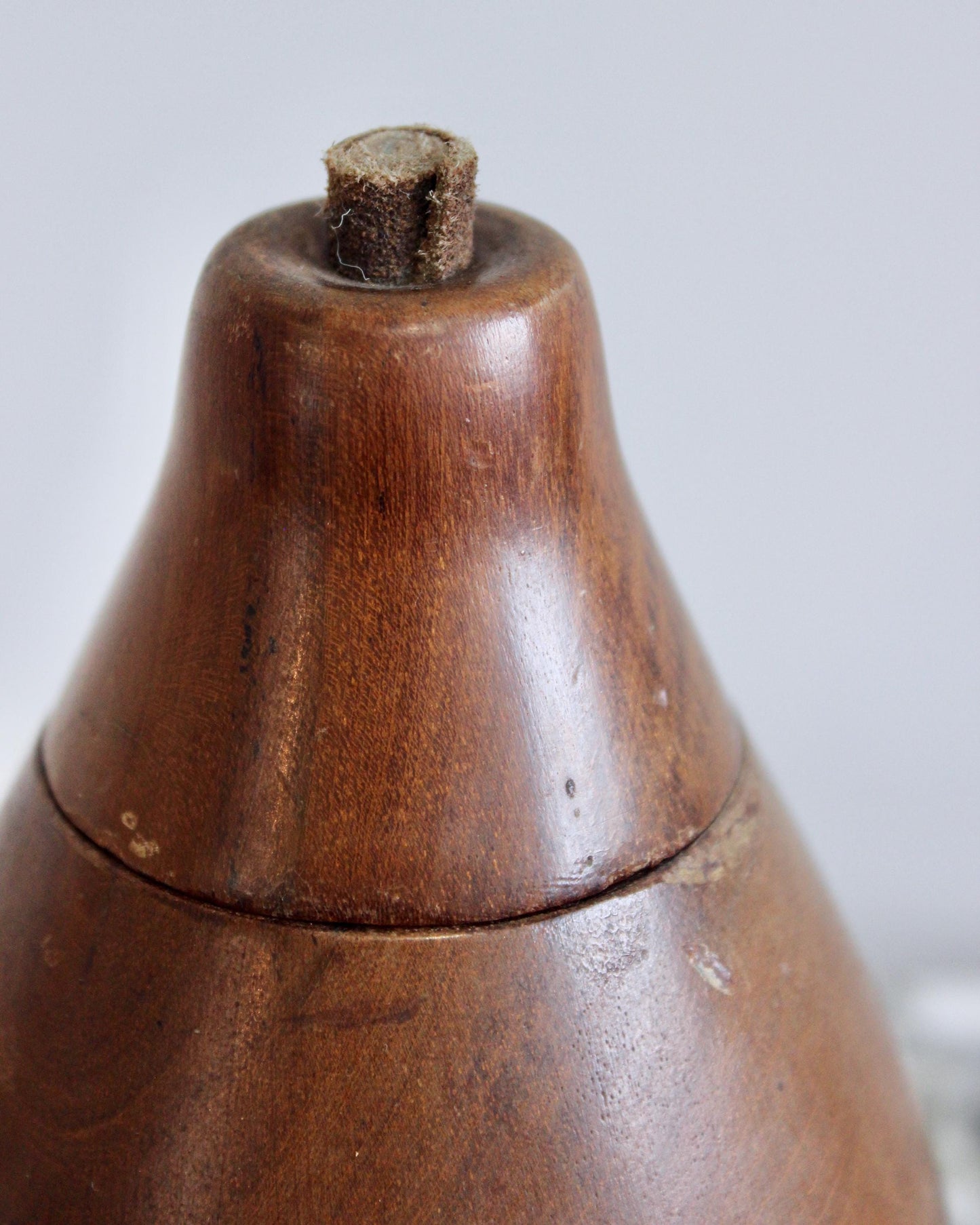 Wooden Pear Trinket Box