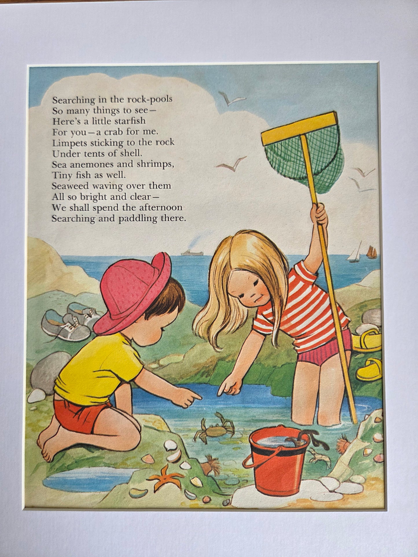Framed Illustrations and Poems by Mabel Lucie Attwell, 1971