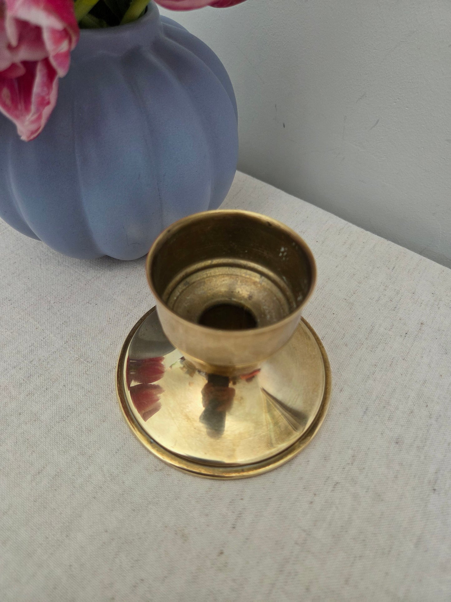 Vintage Brass Candle Holder