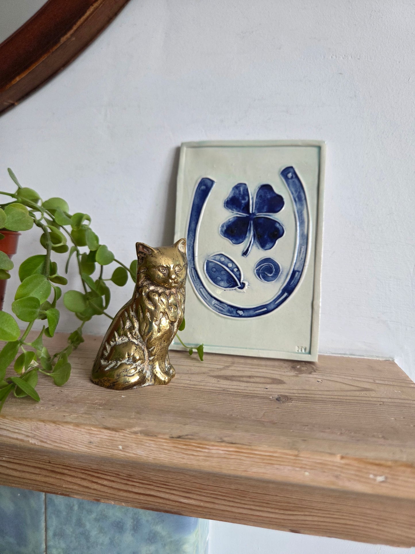 Lucky Brass Cat