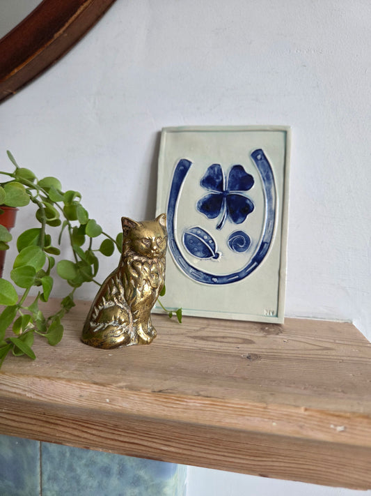 Lucky Brass Cat