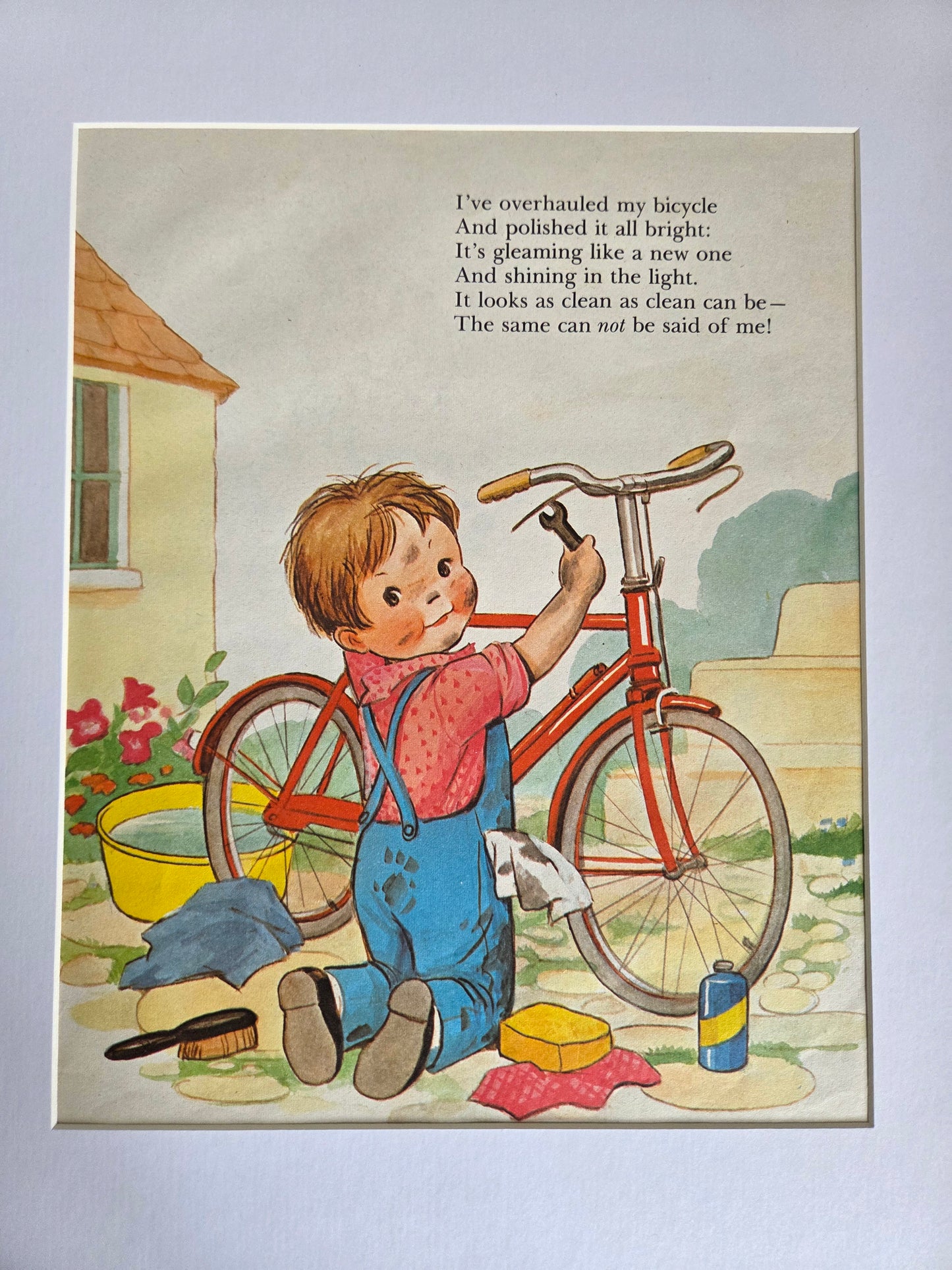 Framed Illustrations and Poems by Mabel Lucie Attwell, 1971