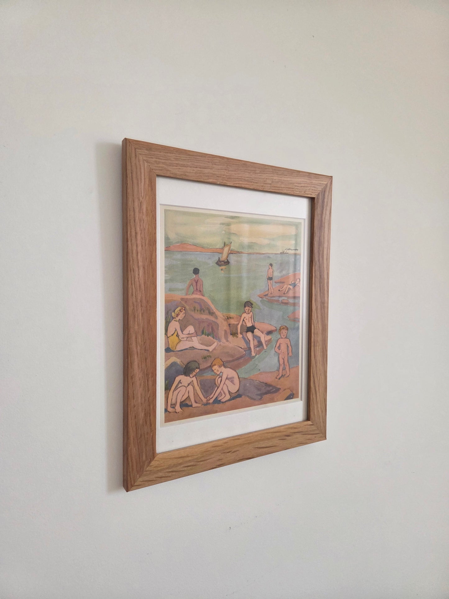 Framed Vintage Swedish Children's Illustrations