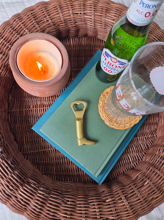 Brass Lucky Boot Bottle Opener
