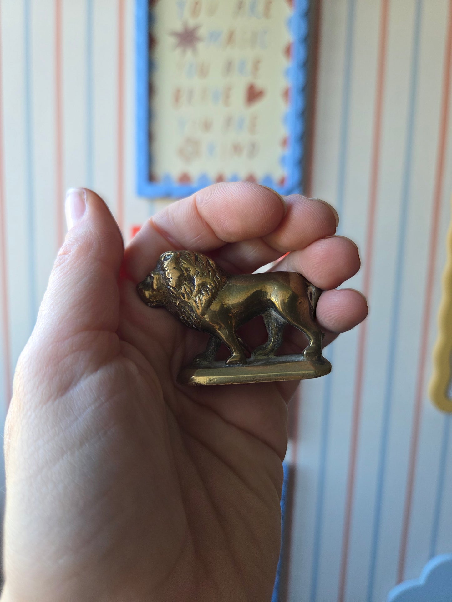 Brass Lion Ornament