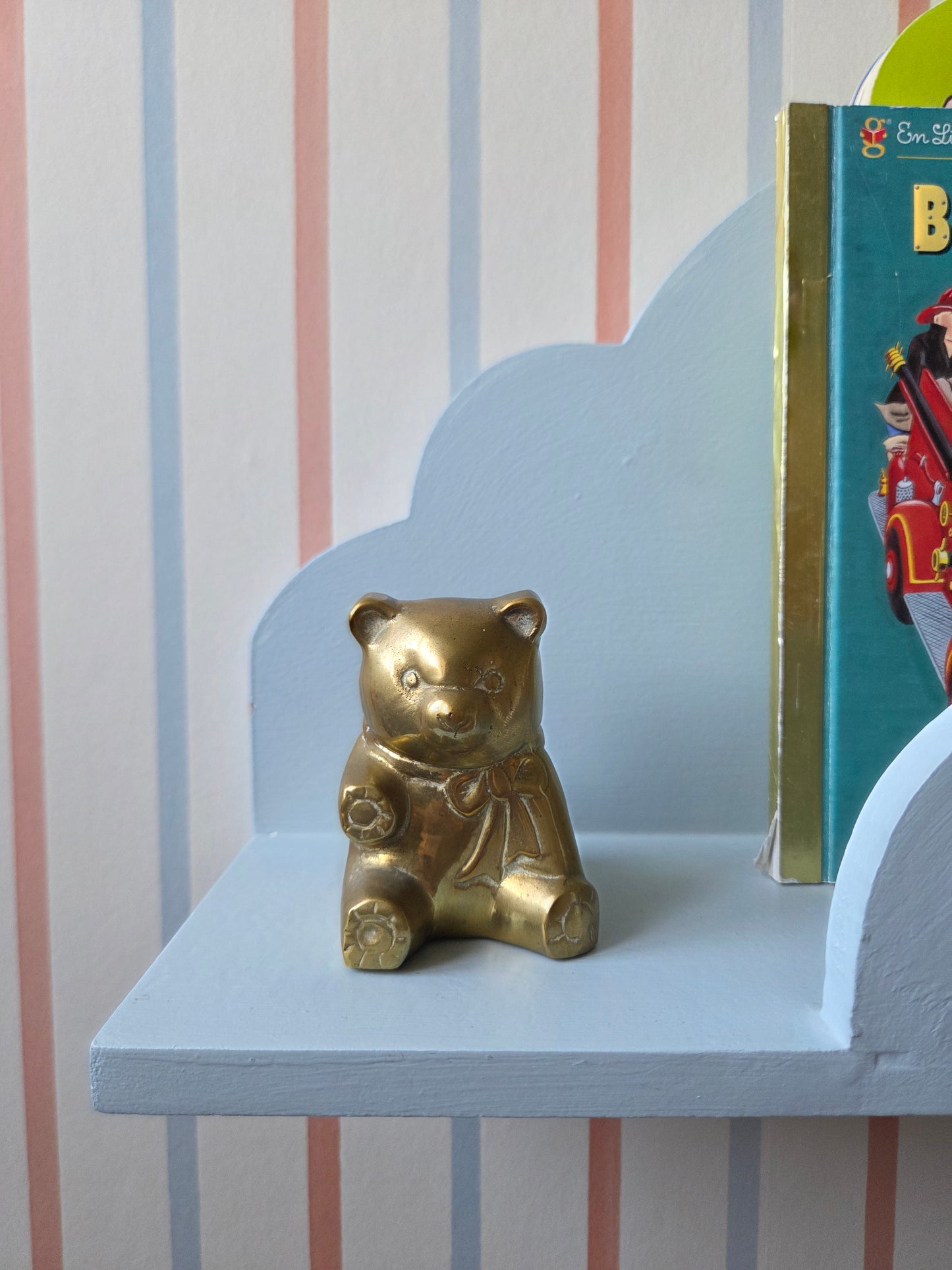 Brass Bear Pot