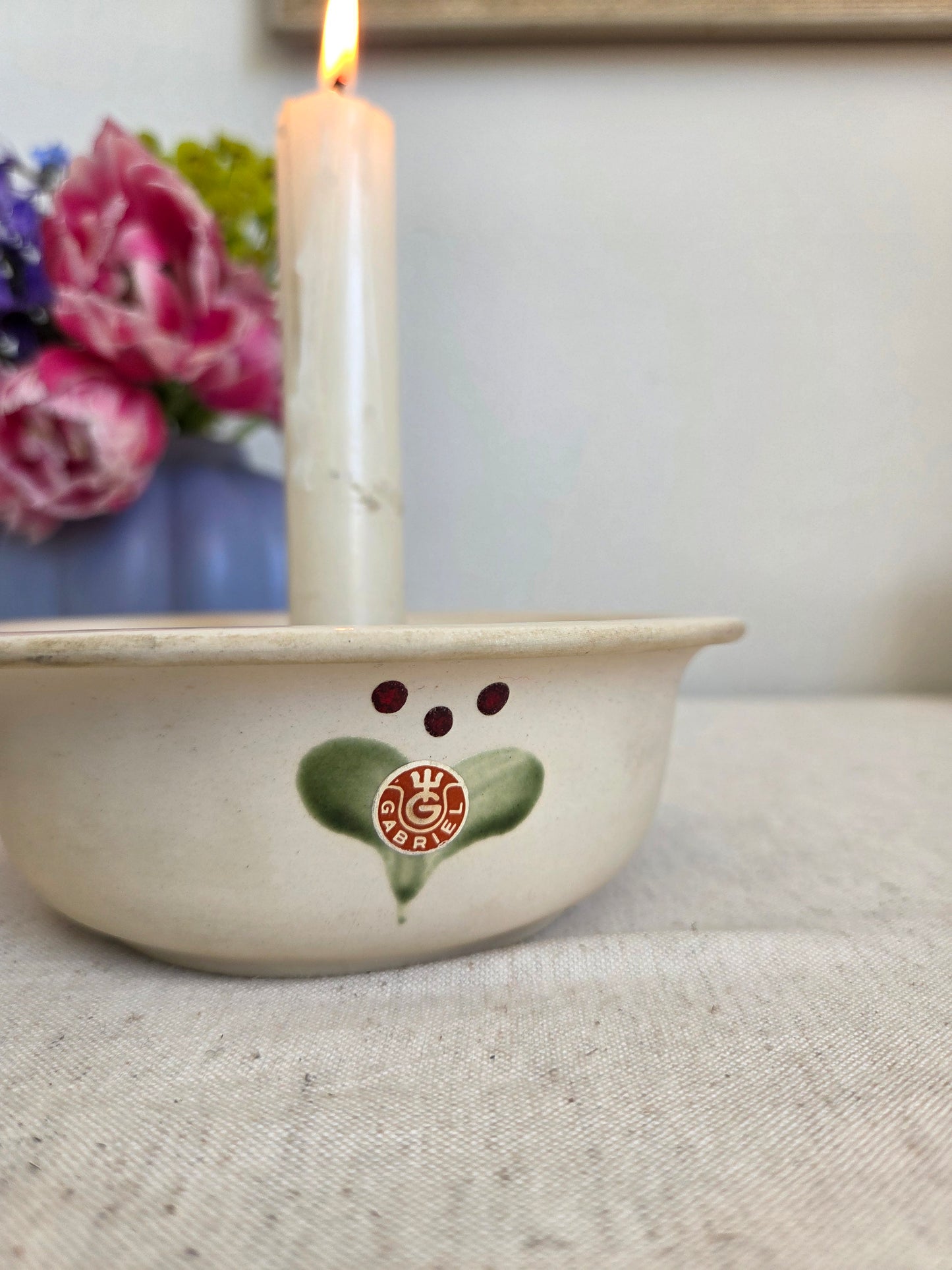 Gabriel Sweden Ceramic Candle Holder