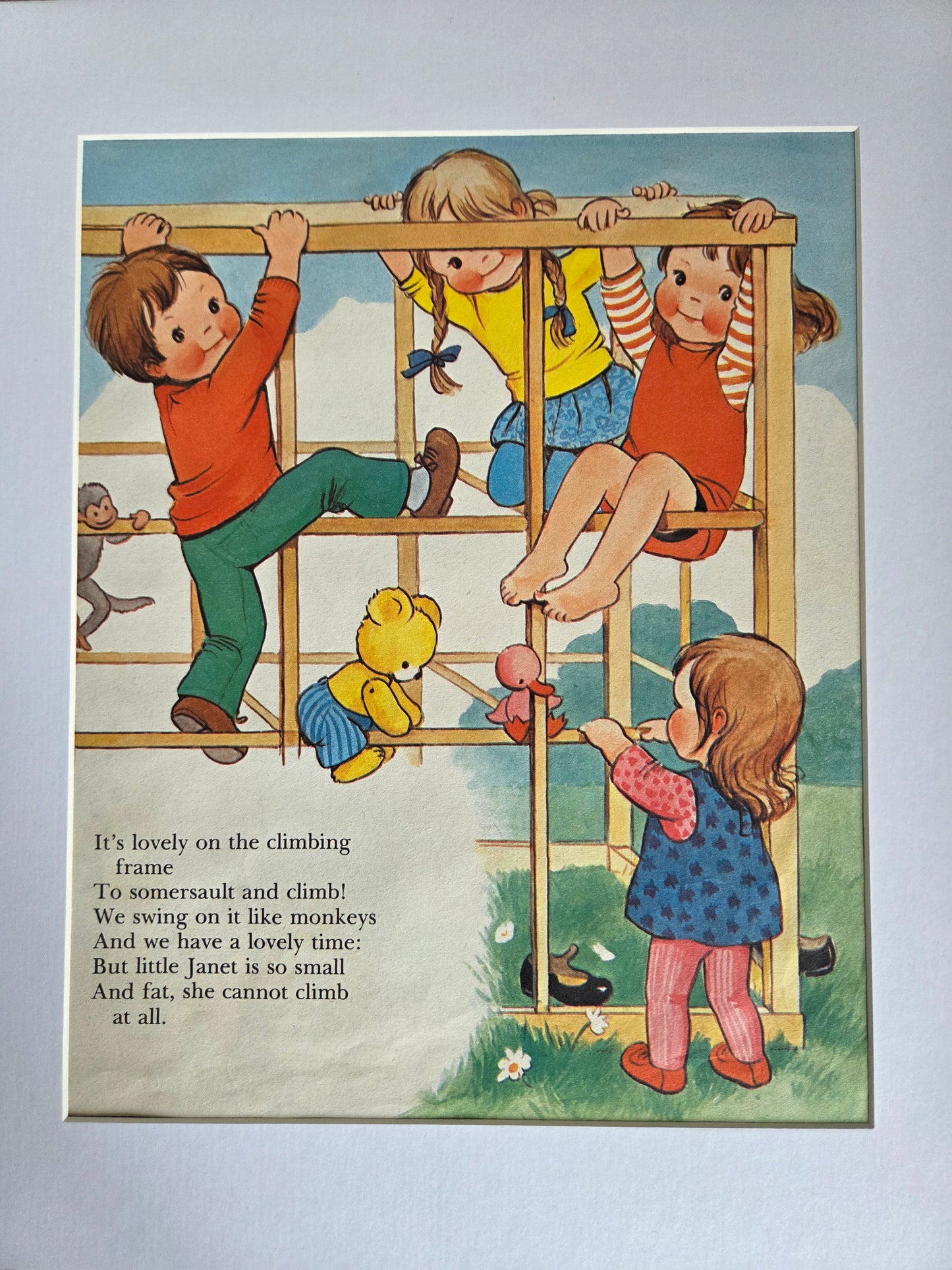 Framed Illustrations and Poems by Mabel Lucie Attwell, 1971