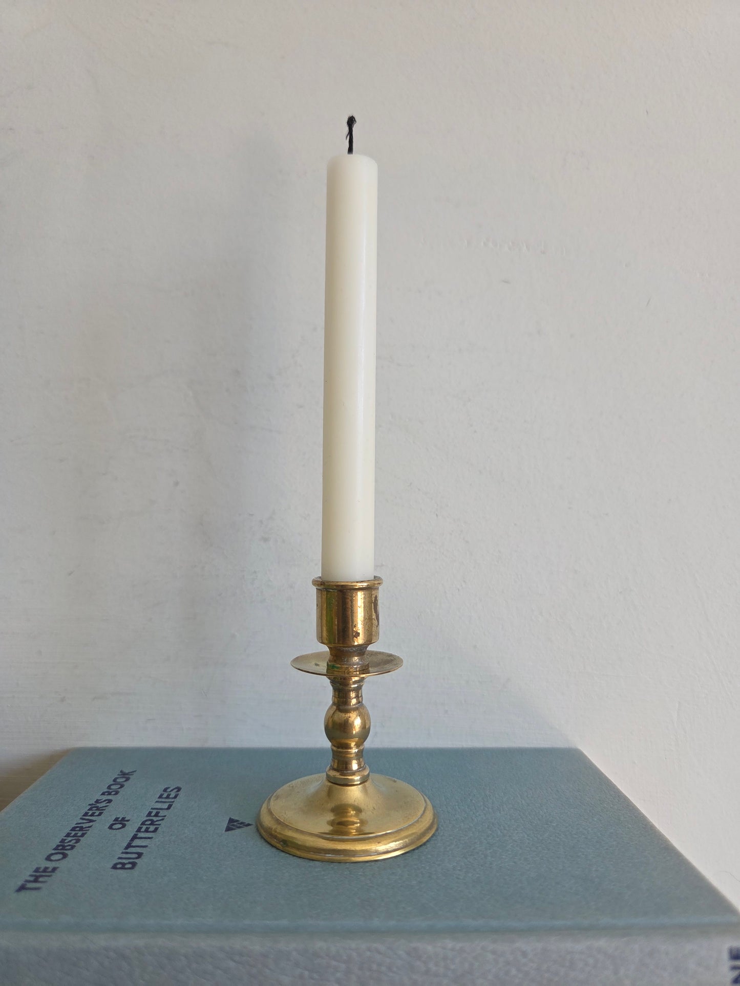 Mini Vintage Brass Candlestick