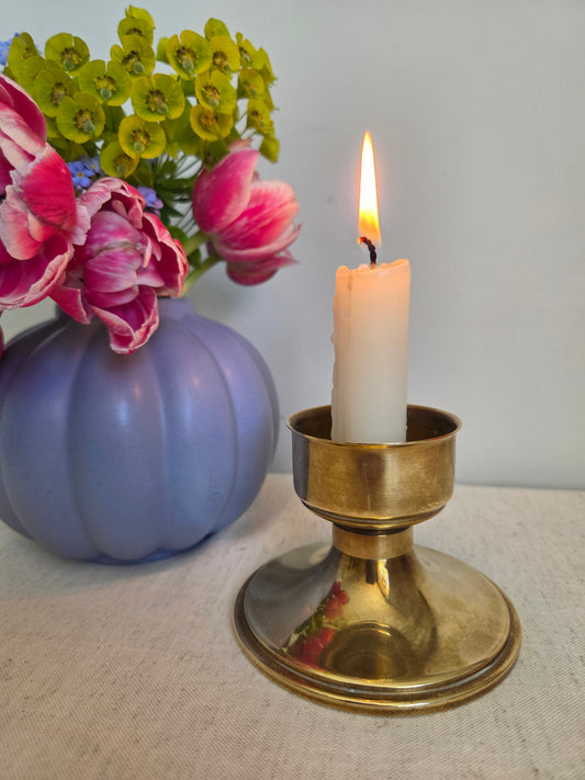Vintage Brass Candle Holder