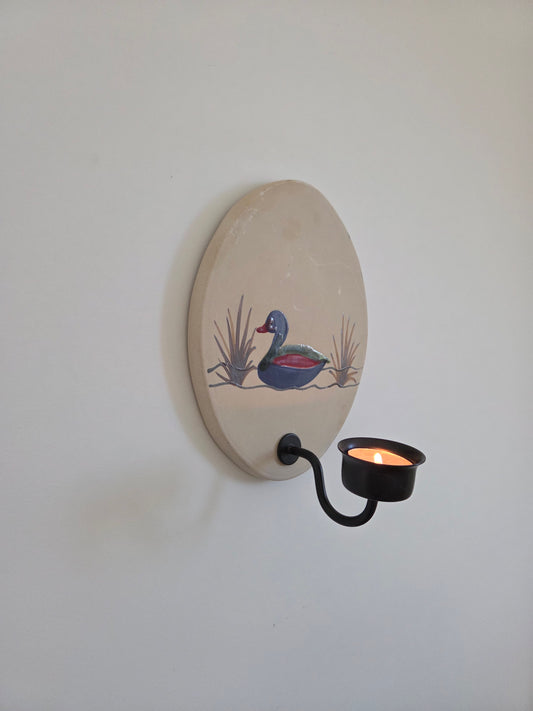 Gabriel Sweden Ceramic Duck Wall Sconce