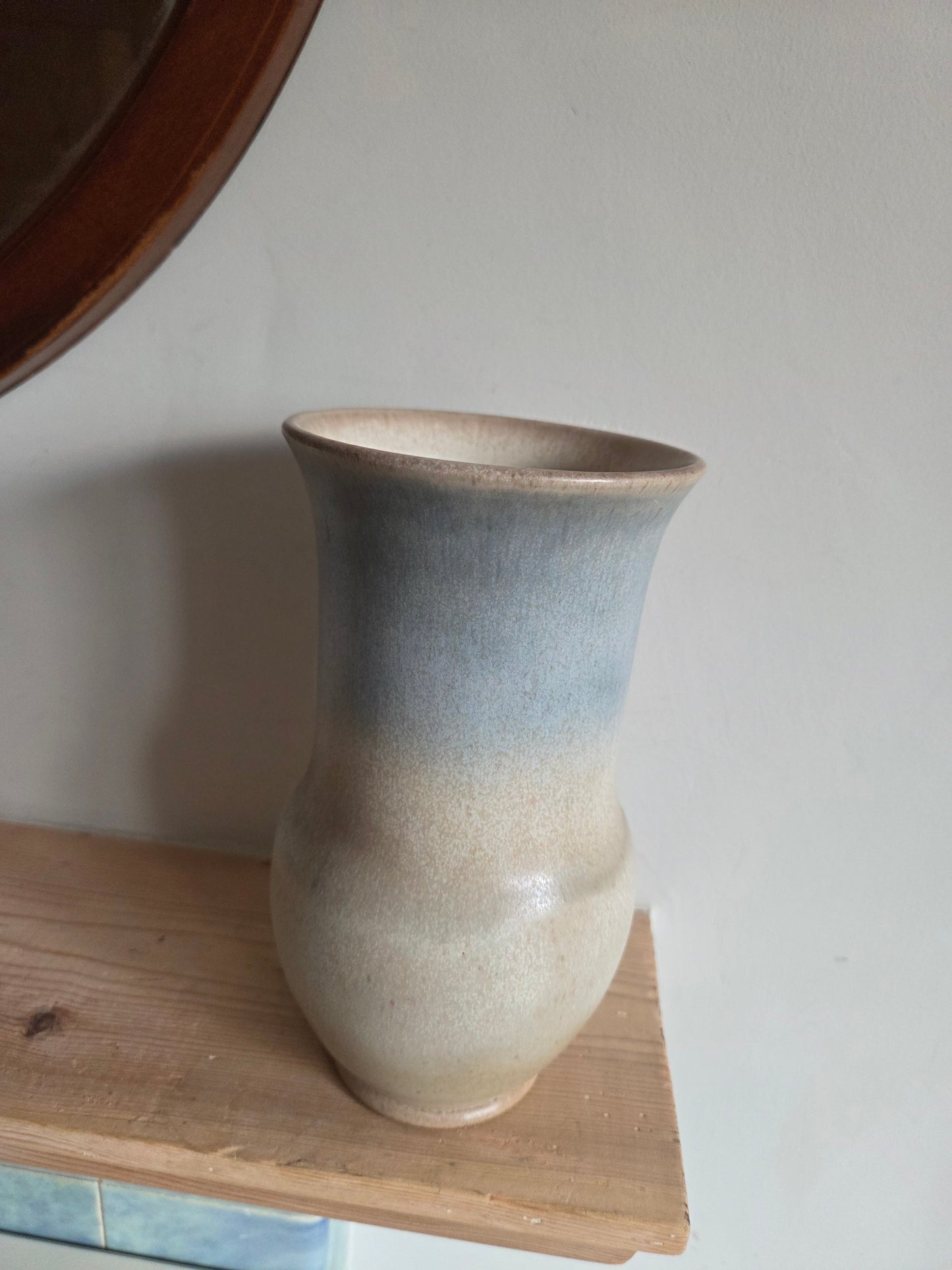 Studio Pottery Ombre Drip Glaze Vase