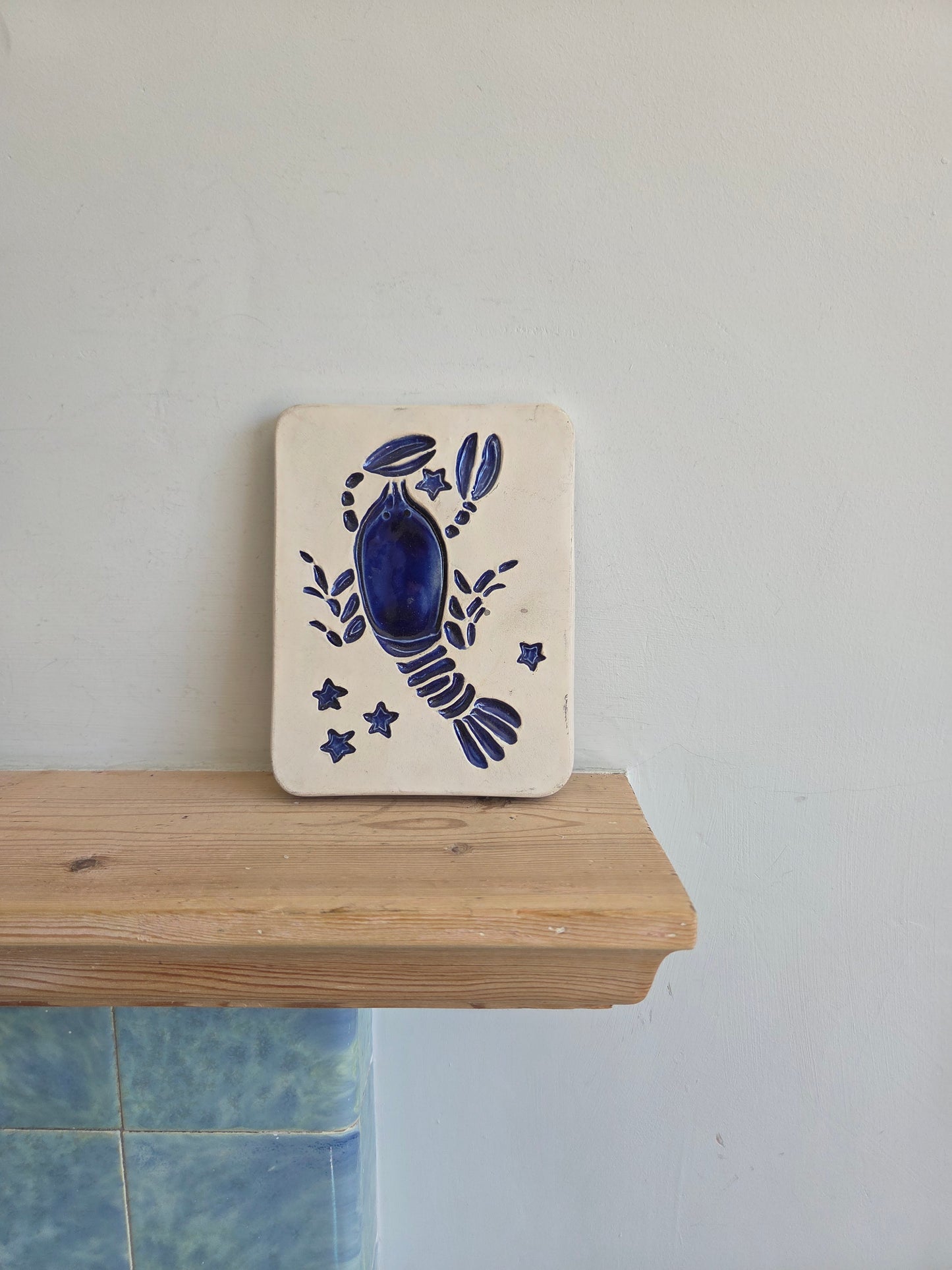 Gabriel Sweden Ceramic Wall Tile - Crayfish - Cancer Star Sign