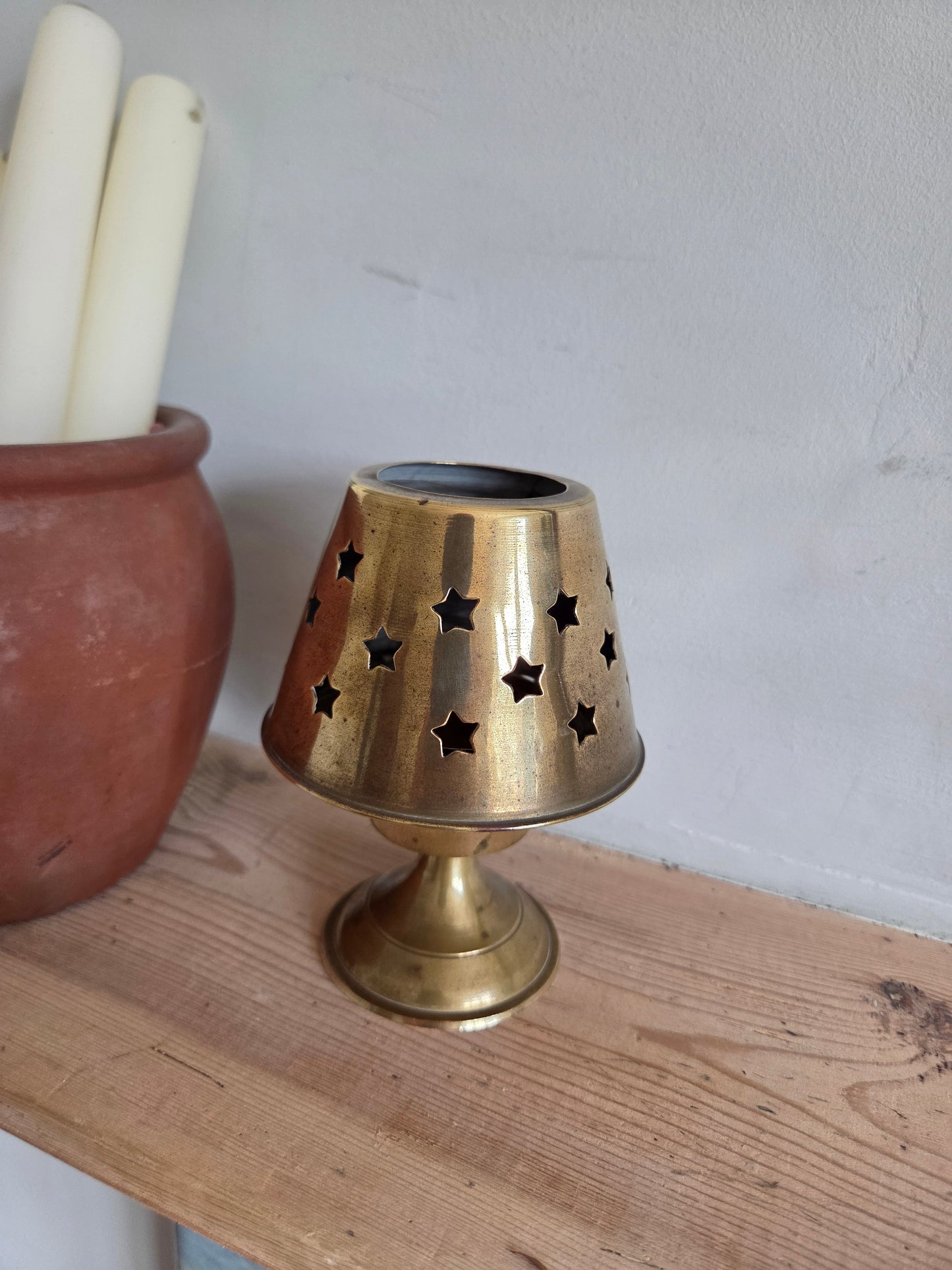 Brass Star Tealight Holder
