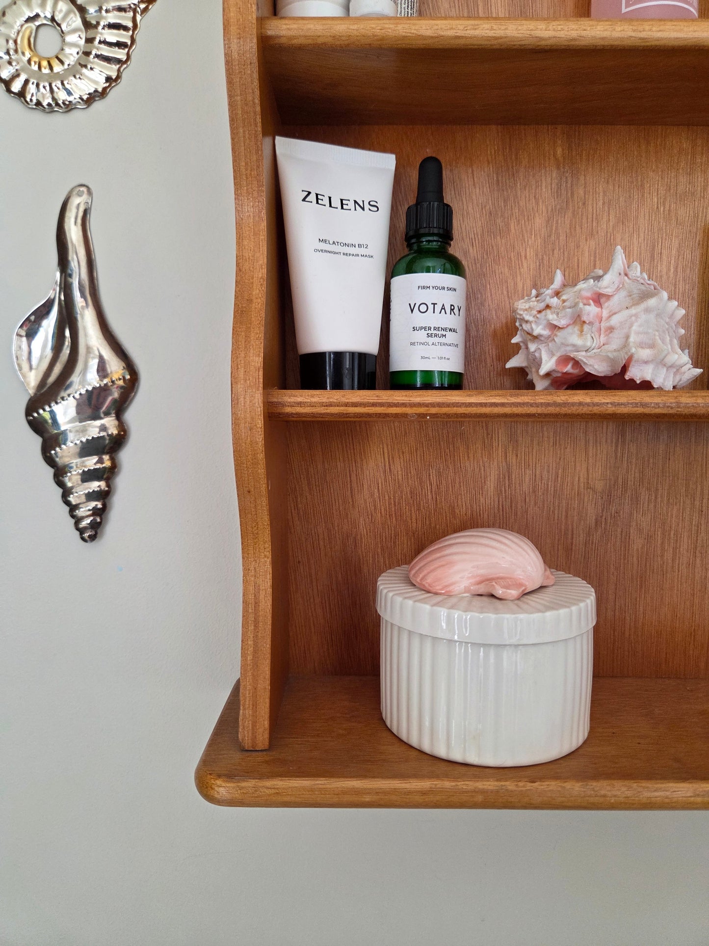 Vintage Fitz and Floyd Shell Pot