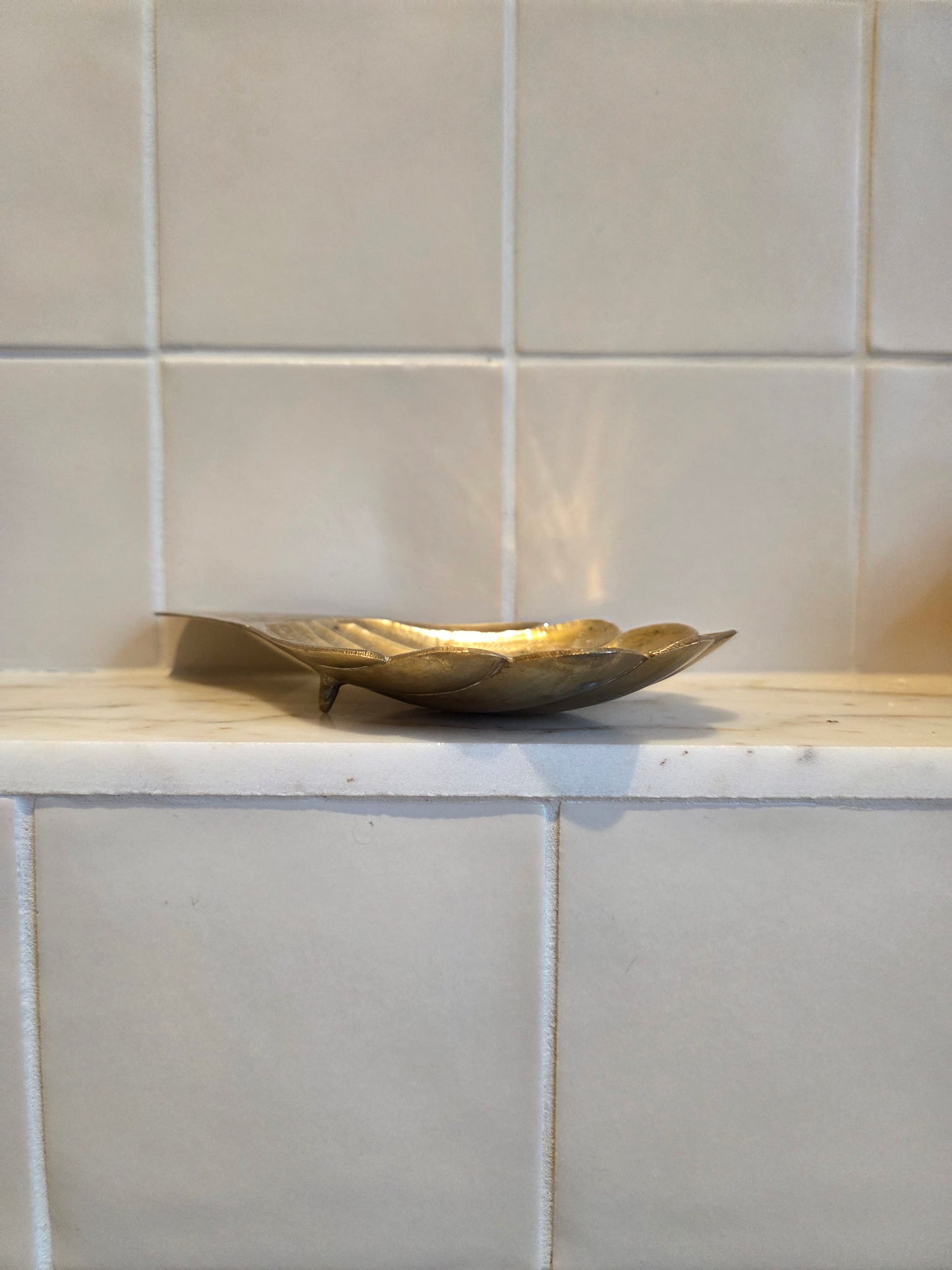 Brass Shell Trinket Dish