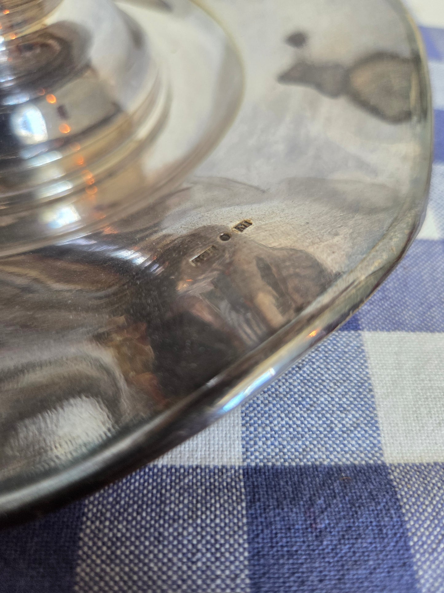 Silver Plated Wavy Edged Display Bowl