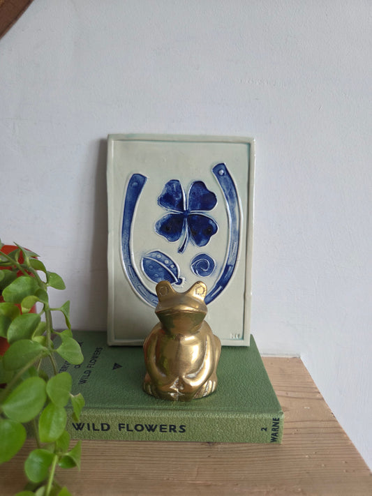 Lucky Brass Frog