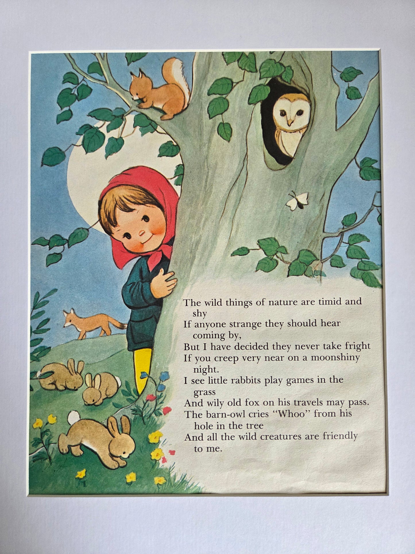 Framed Illustrations and Poems by Mabel Lucie Attwell, 1971