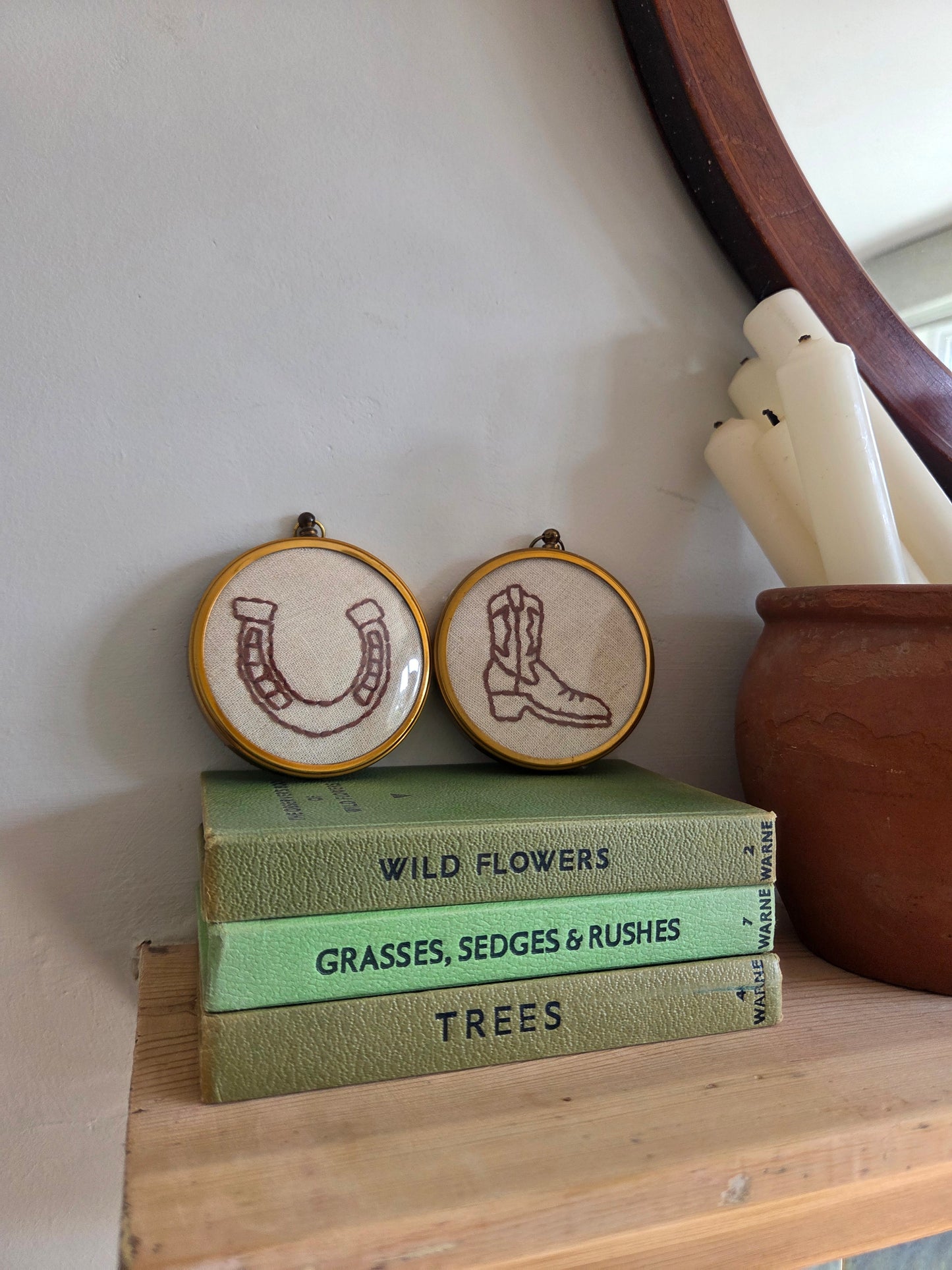 Lucky Framed Embroideries