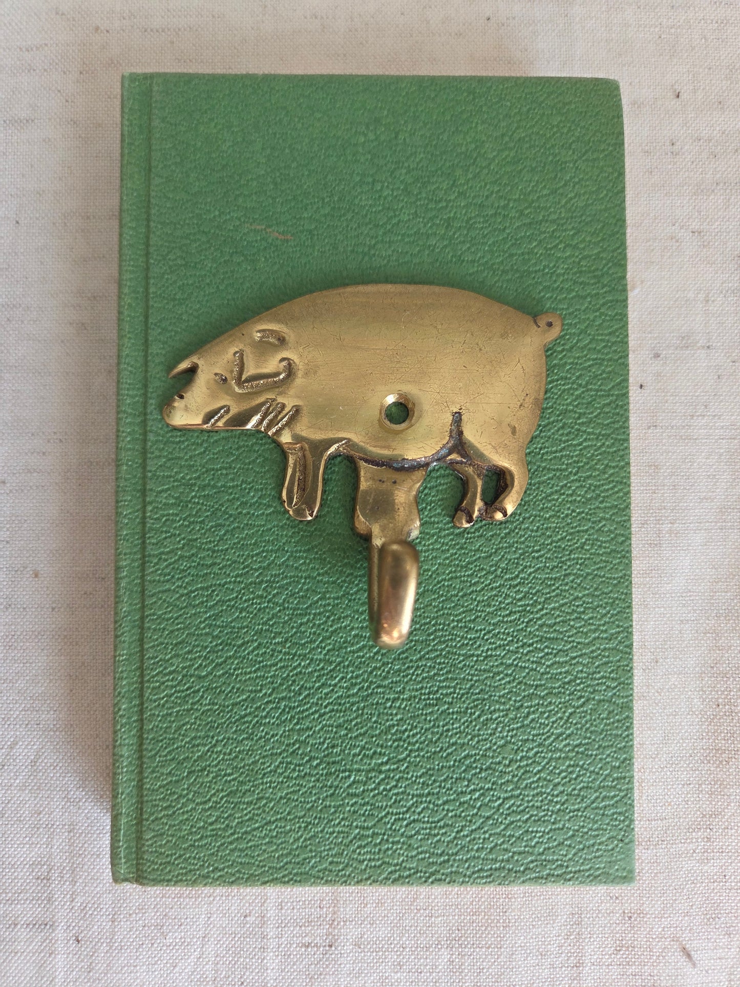 Etched Brass Pig Hook
