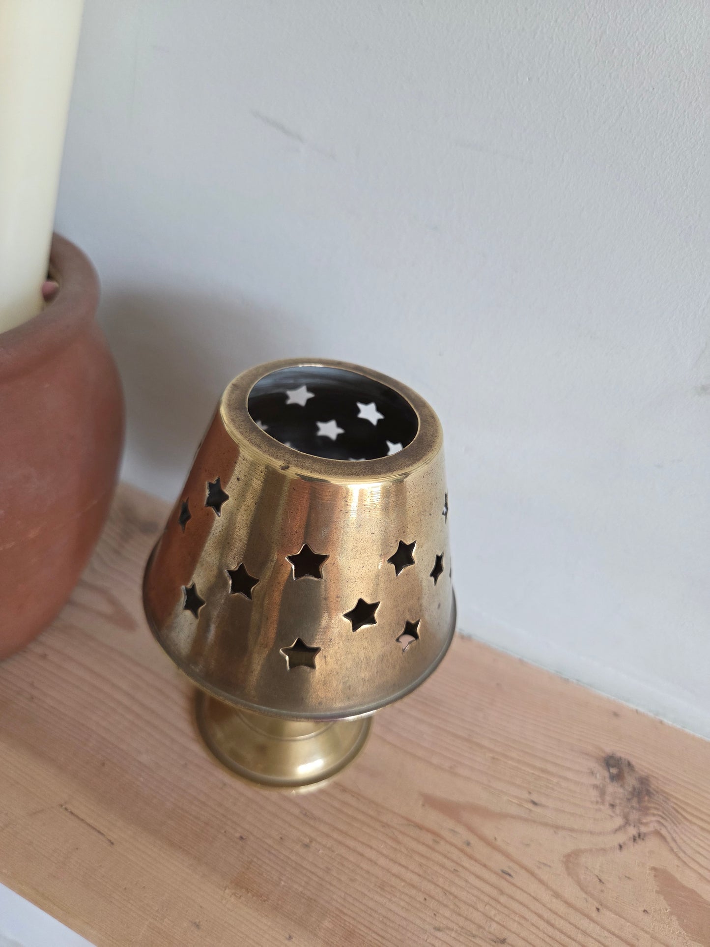 Brass Star Tealight Holder
