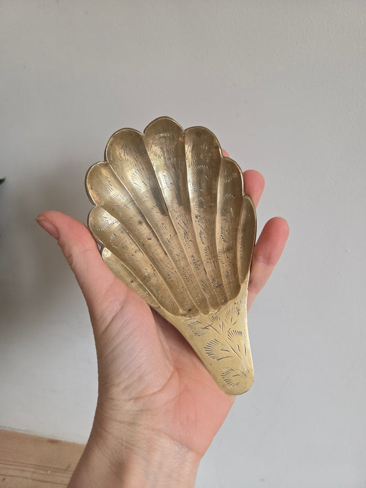 Brass Shell Trinket Dish