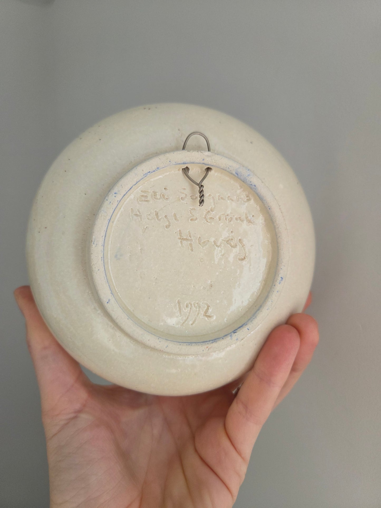 Handmade Swedish Ceramic Tealight Wall Sconce