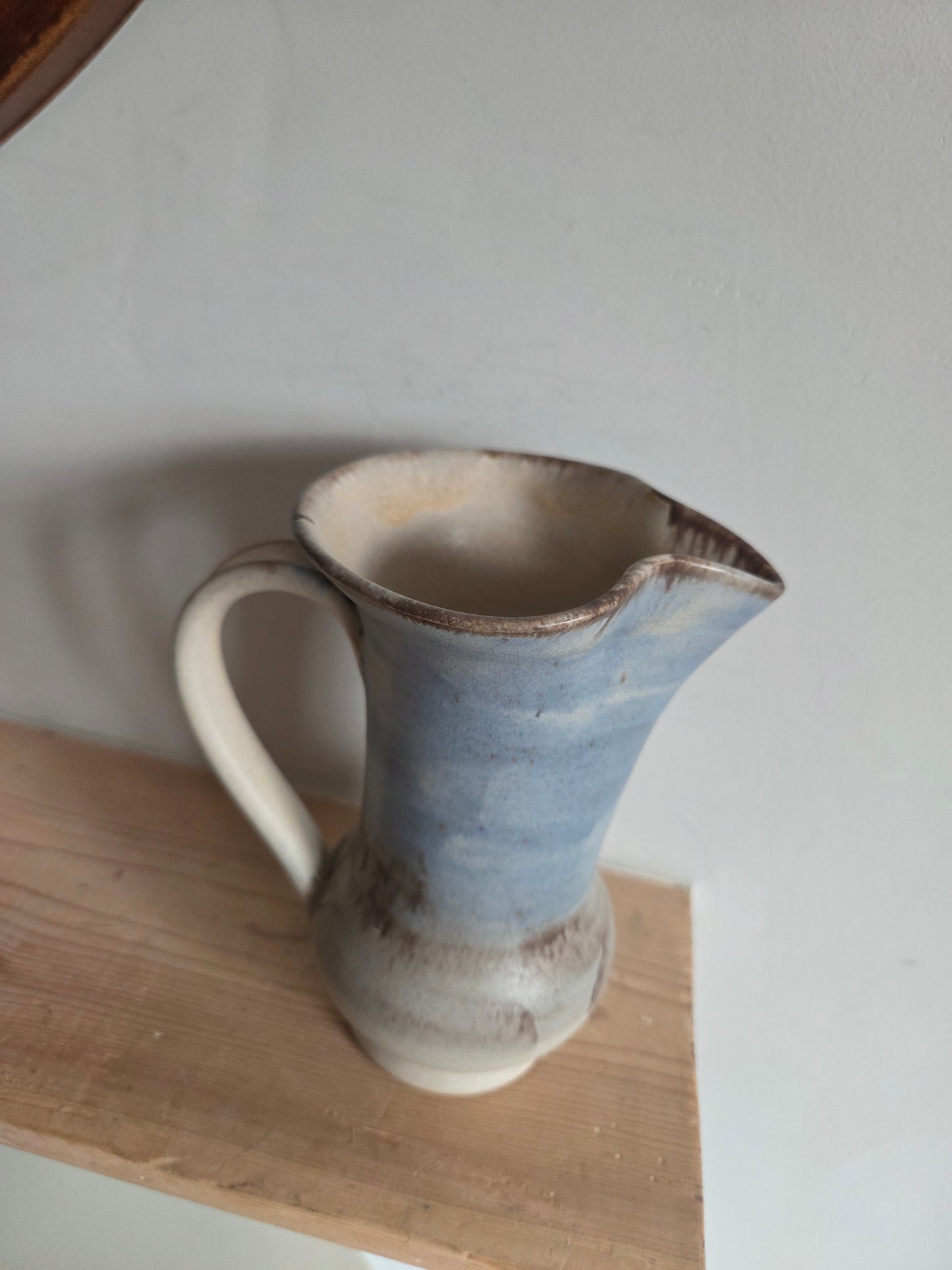 Small Vintage Ombre Drip Glaze Jug