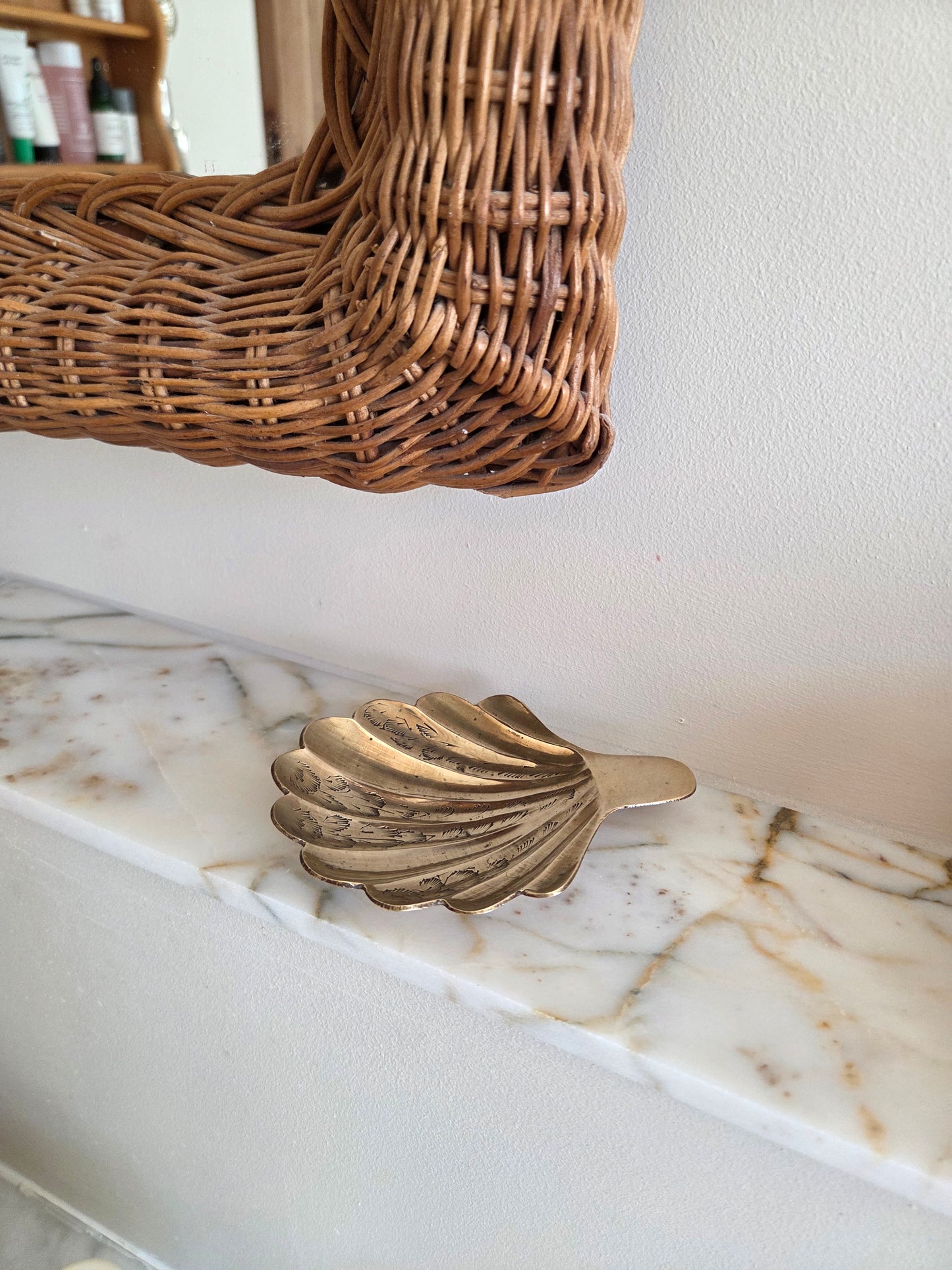 Brass Shell Trinket Dish